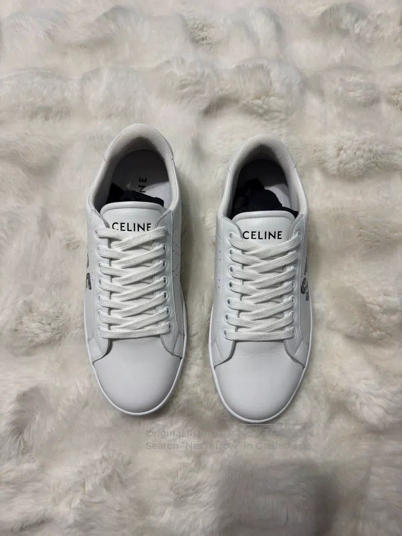 Celine CELINE White sneakers Size US 6 / EU 39 - 3 Thumbnail