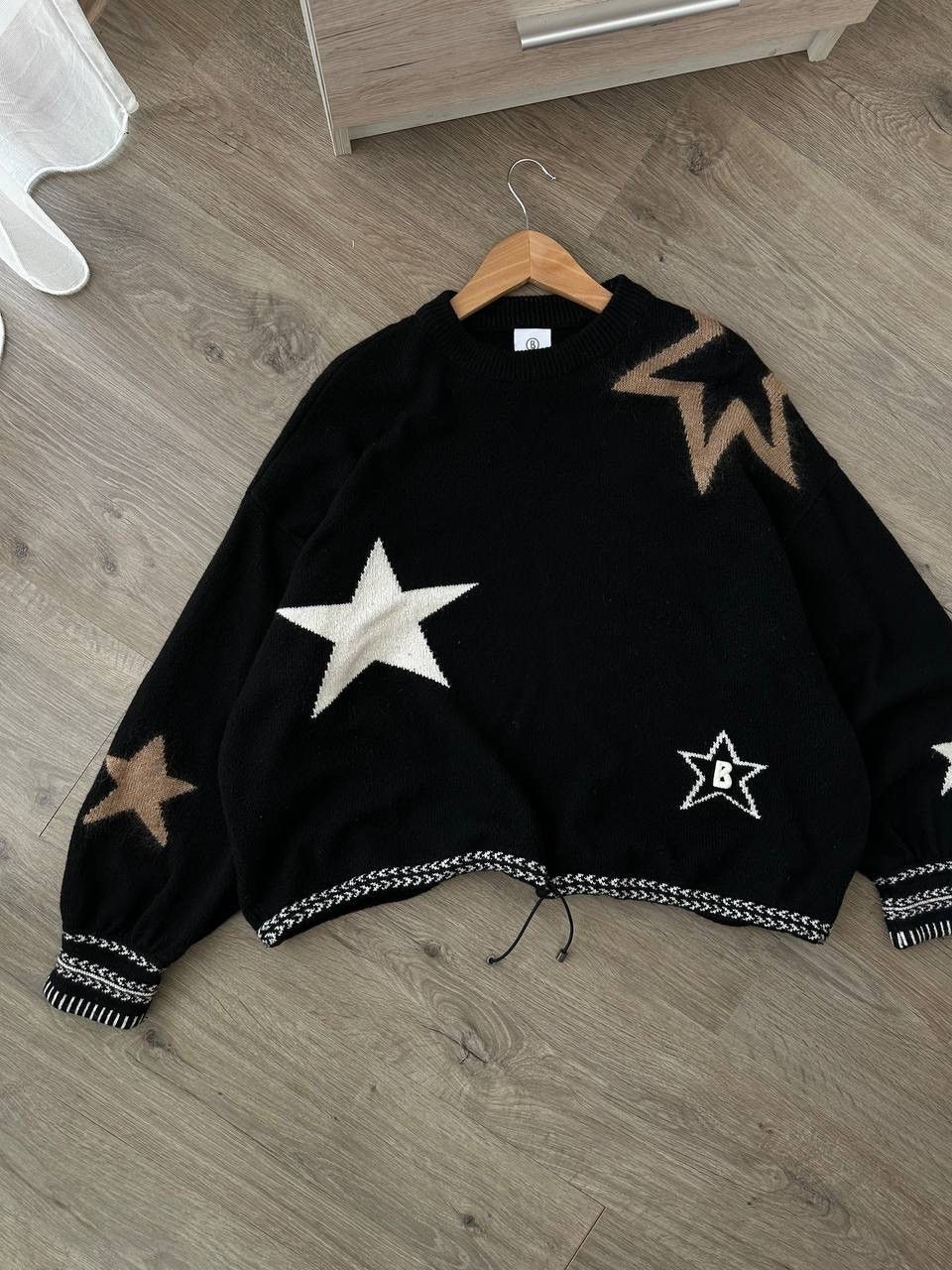 Bogner × Vintage Vintage Bogner Black Wool Ws Ski Sweater Size US M / EU 48-50 / 2 - 2 Thumbnail