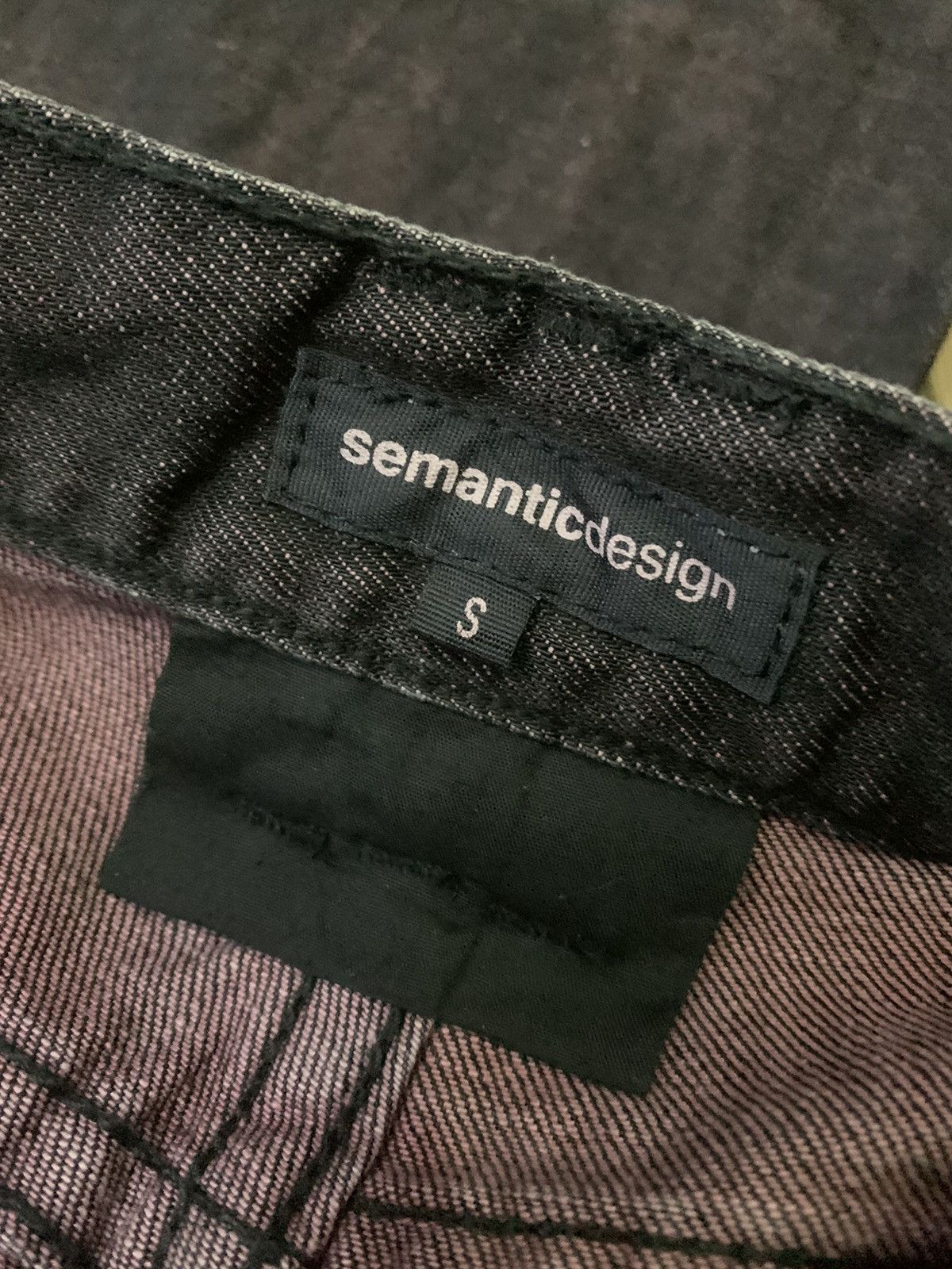 semanticdesign Vtg Japanese Semantic Design Denim Size US 29 - 7 Thumbnail