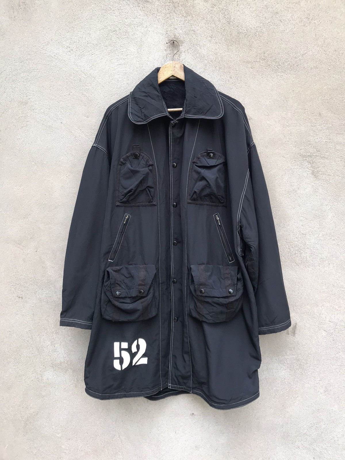 Japanese Brand RARE ACHIEVE KANSAI YAMAMOTO BONDAGE PARACHUTE JCK OVERSIZED Size US L / EU 52-54 / 3 - 4 Thumbnail