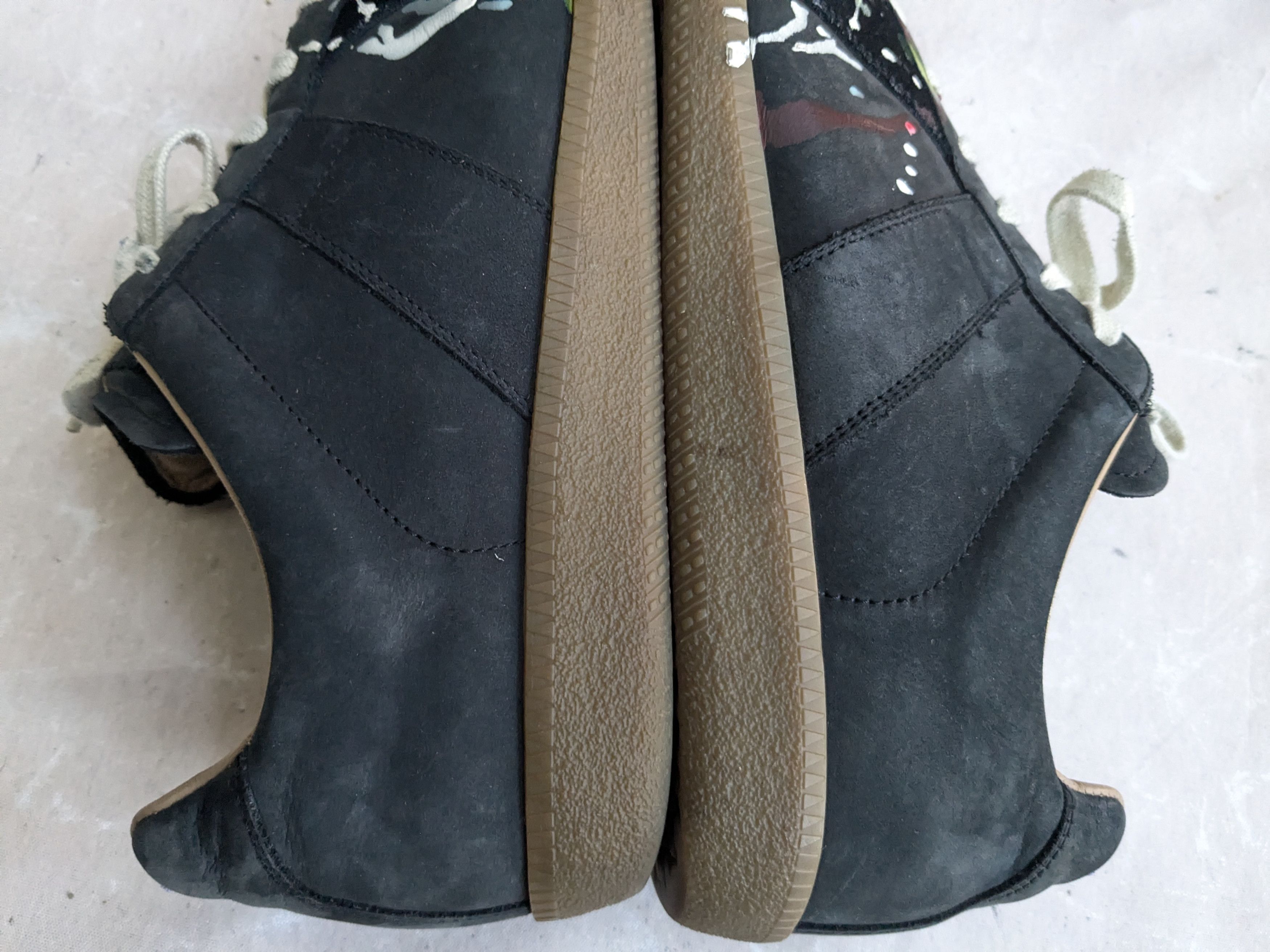 Maison Margiela Maison Margiela Replica Gats Paint Splatter 9 42 Black Size US 9.5 / EU 42-43 - 8 Thumbnail