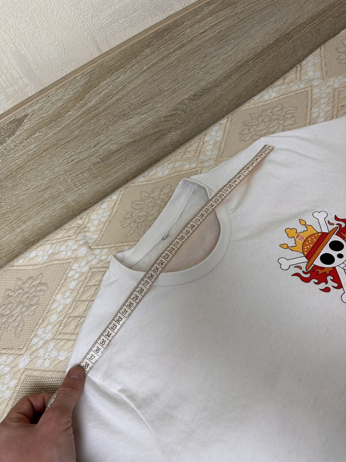 One Piece 🔥 One Piece x Burger King Flame Grilling T Shirt Anime Japan Size US M / EU 48-50 / 2 - 6 Thumbnail