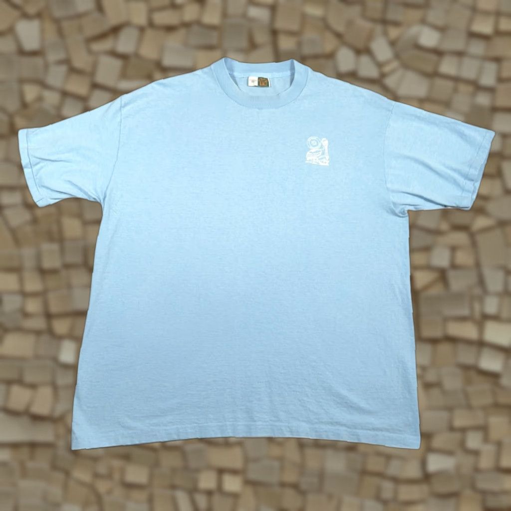 Vintage VINTAGE Alcatraz Shirt Adult XL Blue 90s Tough T’s Shirt Mens XL Size US XL / EU 56 / 4 - 1 Thumbnail