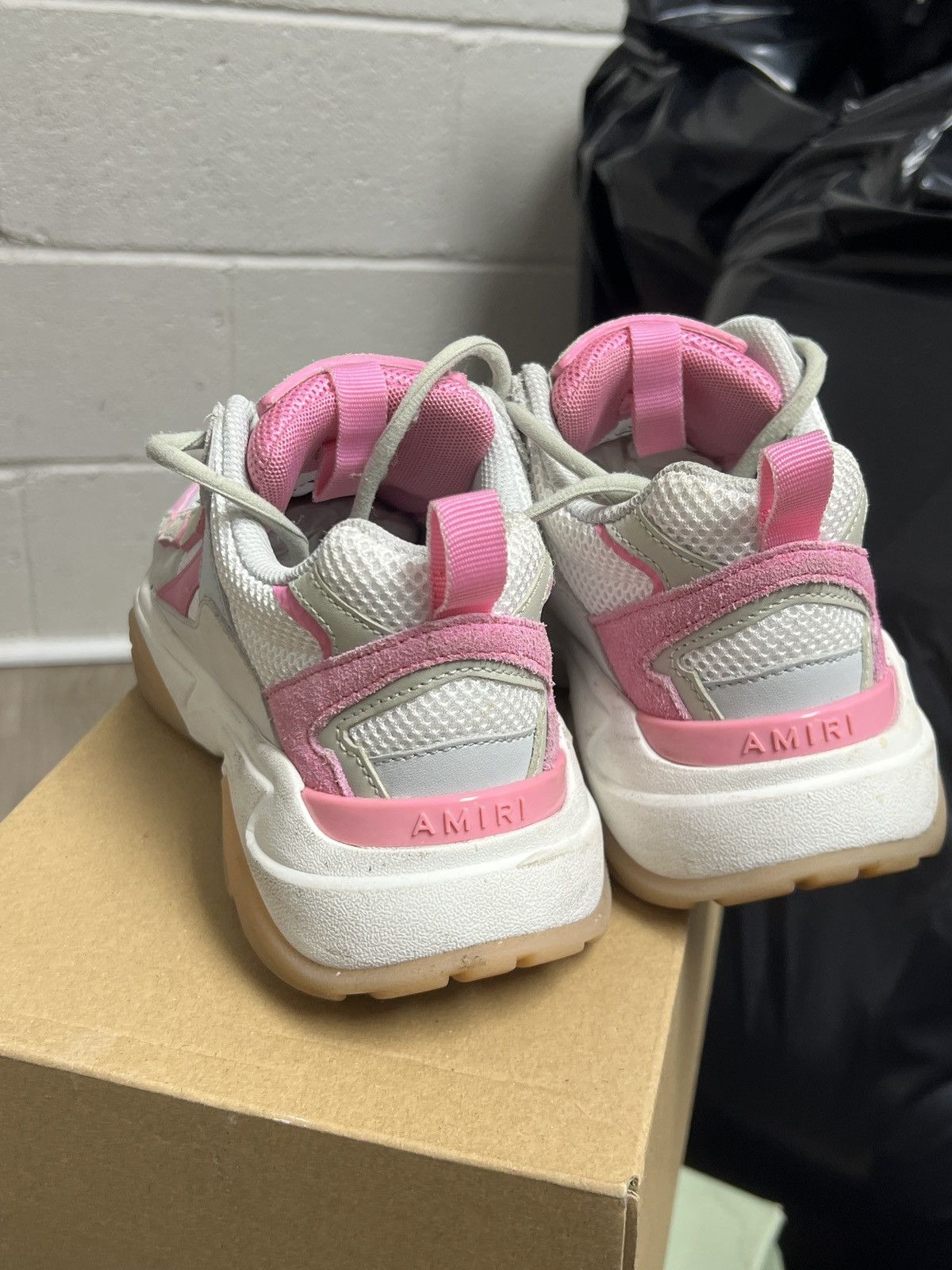 Amiri Amiri Bone Runner Round Toe Chunky Sneakers Size US 7 / IT 37 - 5 Thumbnail