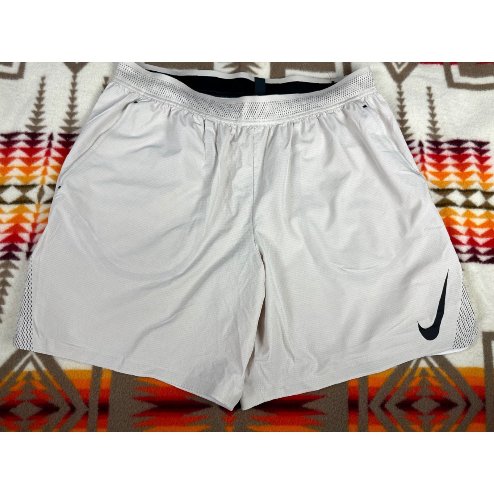 Nike Nike Air Men’s Running Athletic Shorts 3XL Beige Bone Tan Training Regular Mens Sports Activewear Shorts Size US 39 - 5 Thumbnail