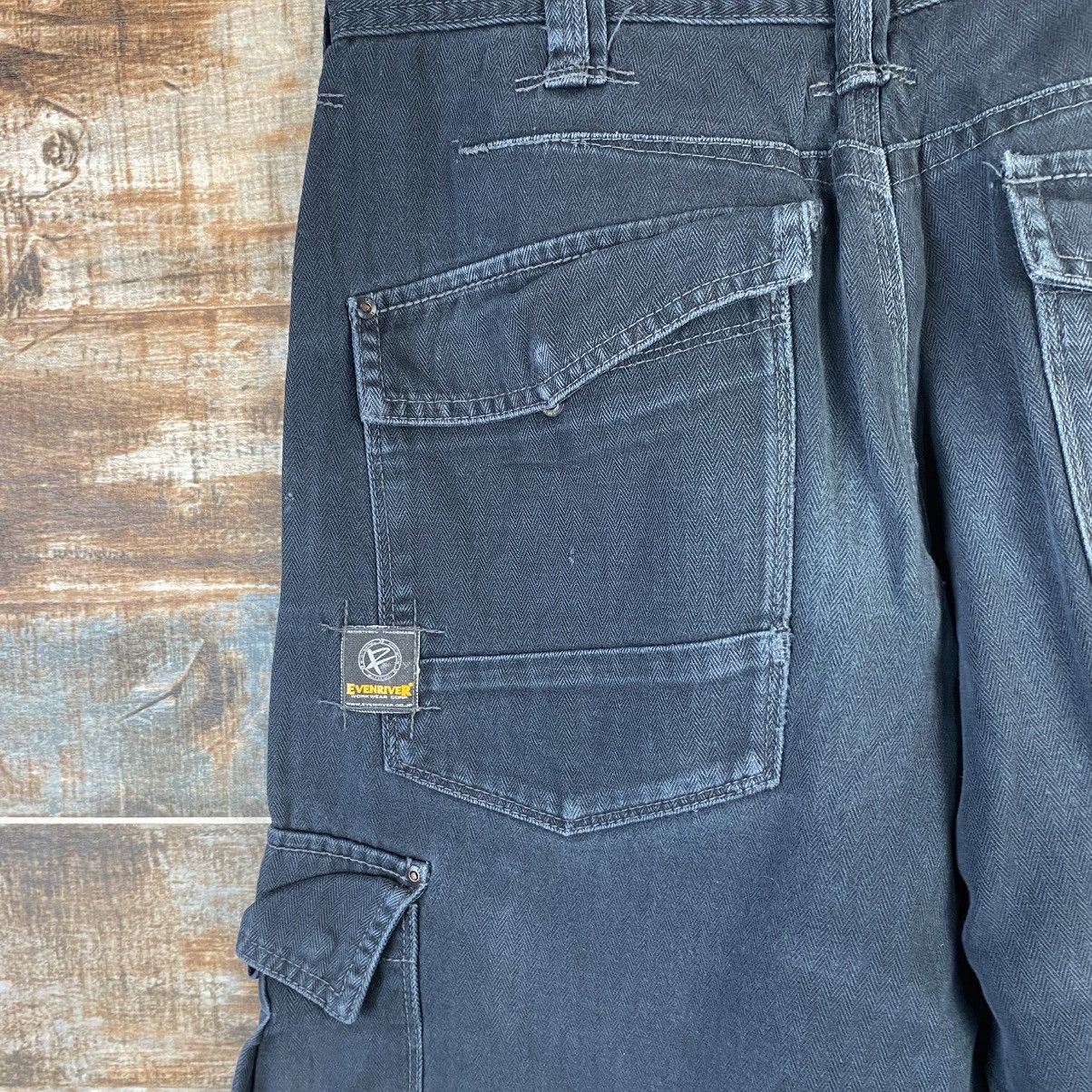 Japanese Brand DL Even River Dark Blue Cargo Multipocket Pants #C988 Size US 28 / EU 44 - 19 Thumbnail