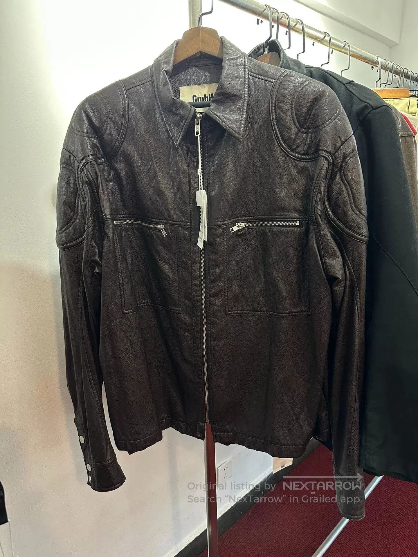 GmbH GMBH Runway Vintage Leather Jacket. Size US M / EU 48-50 / 2 - 3 Thumbnail