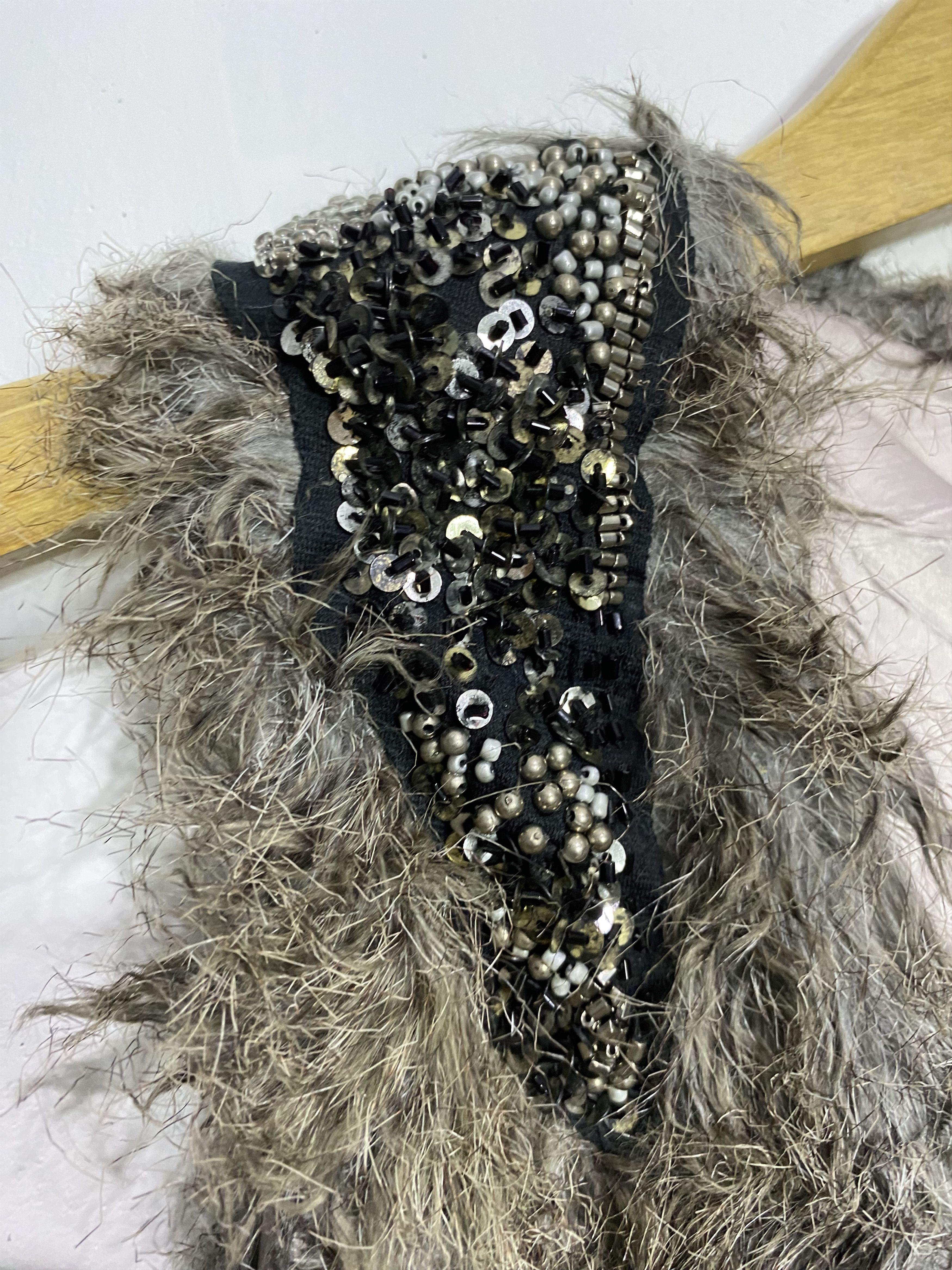 Le Grande Bleu (L.G.B.) Bundling item Faux fur vest vintage ifsixwasnine style Size US S / EU 44-46 / 1 - 6 Thumbnail