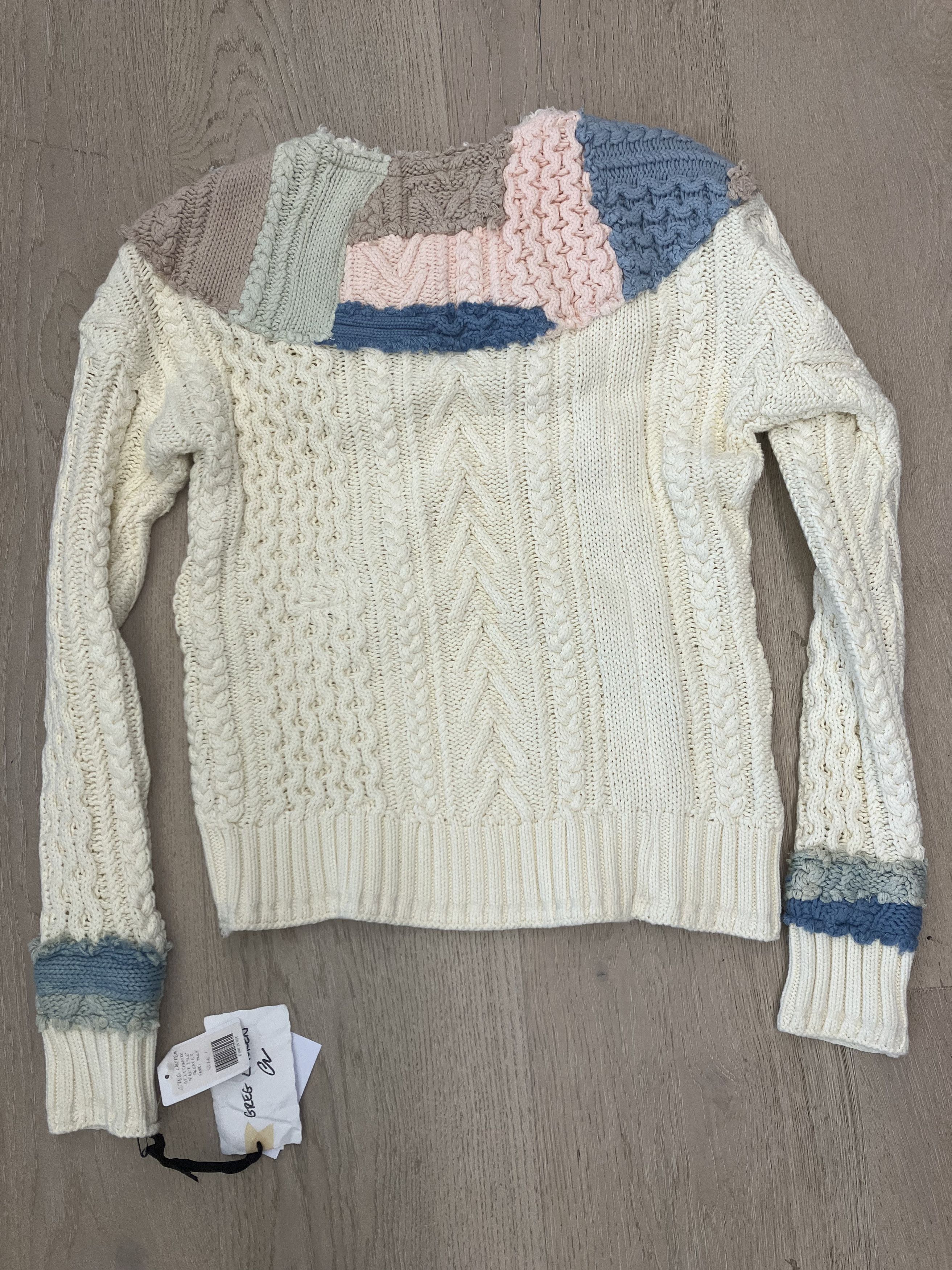 Greg Lauren $2000 NWT Greg Lauren Stitchwork Fair Isle Sweater Small Size US S / EU 44-46 / 1 - 6 Thumbnail