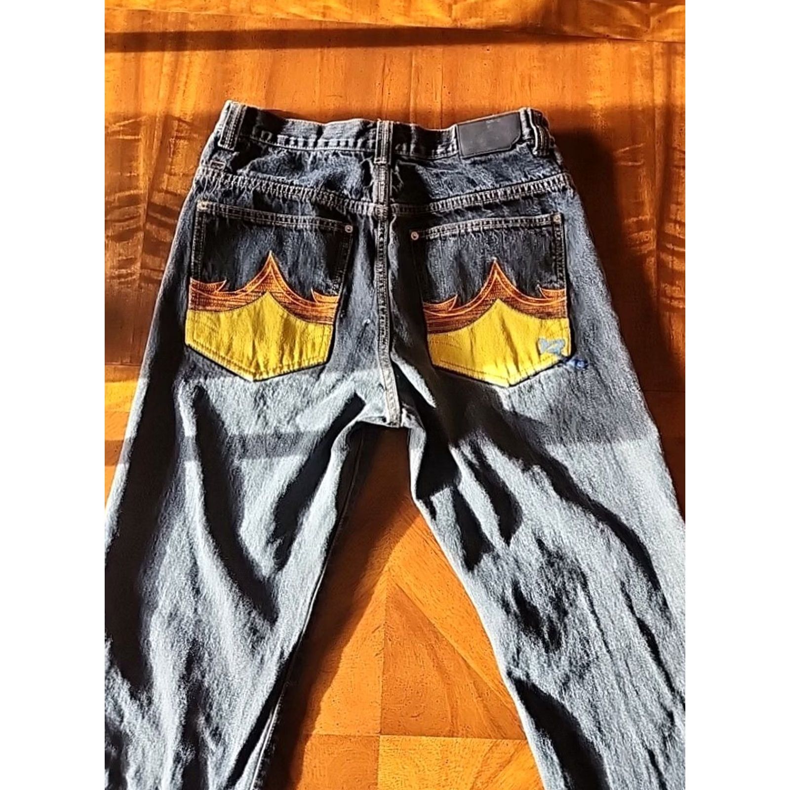 Rocawear Rocawear Jeans Mens 34 Blue Dark Denim Wide Leg Hip Hop Street Wear Y2K Size US 34 / EU 50 - 3 Thumbnail