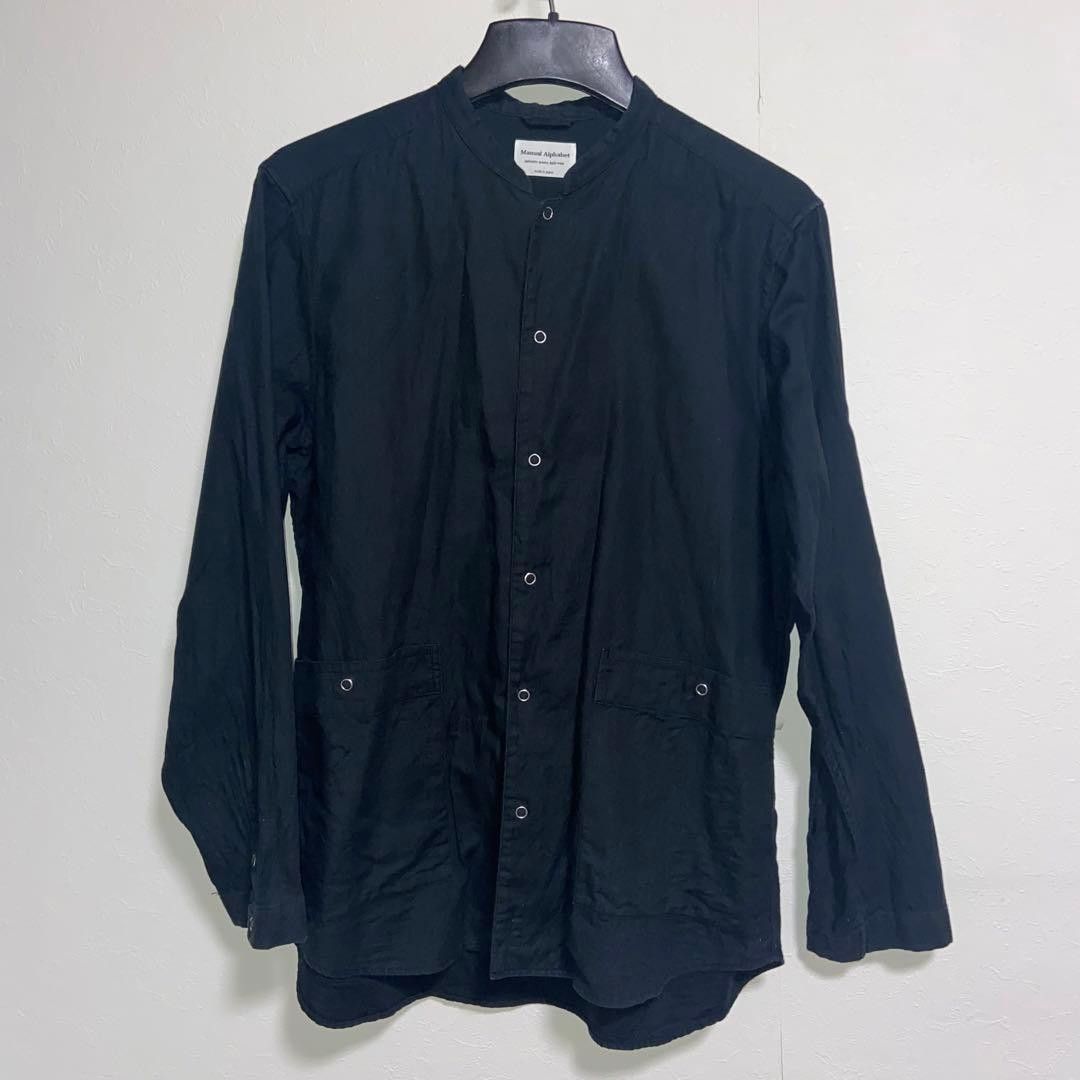 Manual Alphabet Band / Stand Collar Button Up Shirt Size US L / EU 52-54 / 3 - 1 Thumbnail
