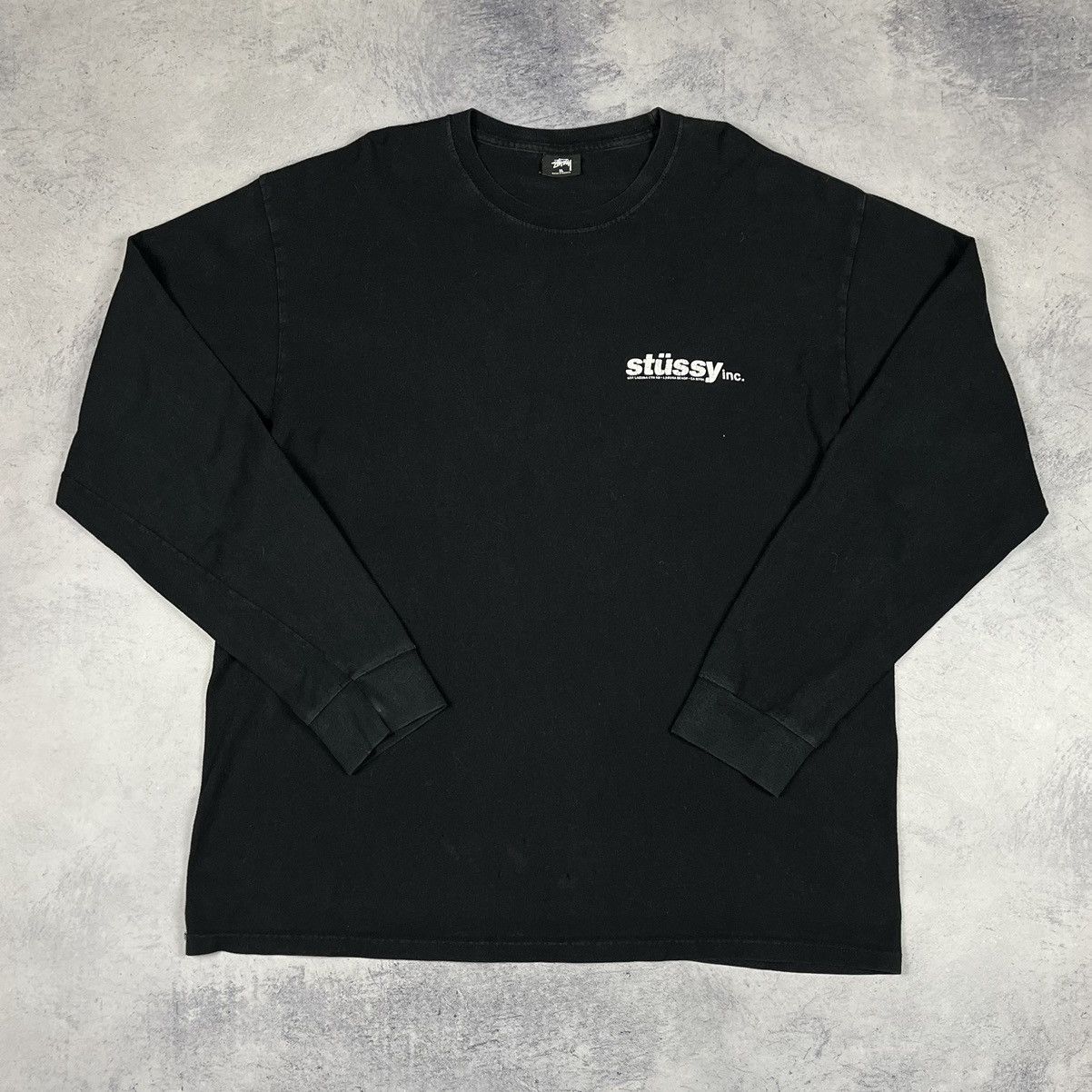 Stussy Vintage Stussy Tour big logo longsleeve 90’s Size US XL / EU 56 / 4 - 3 Thumbnail