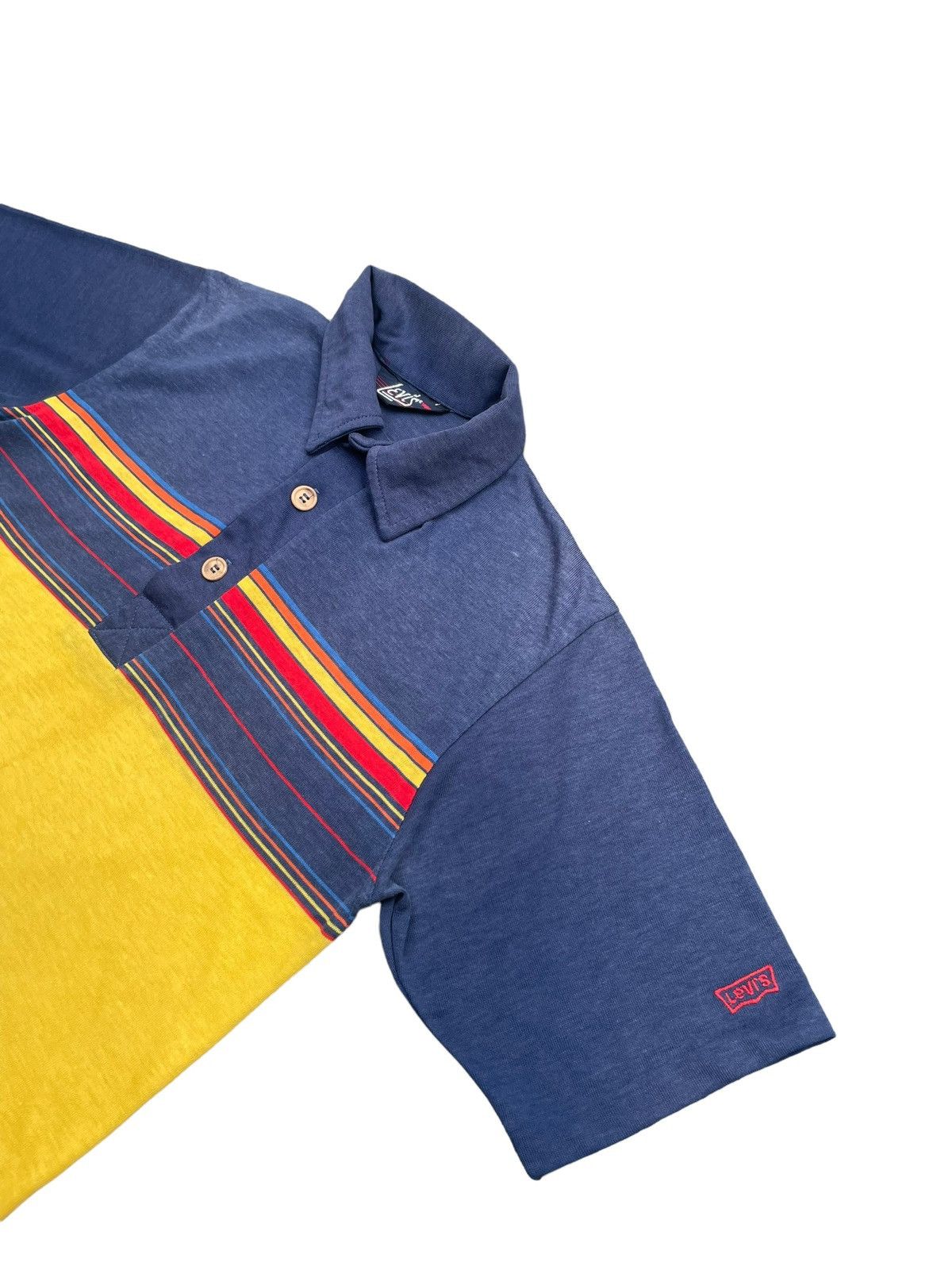 Levi's × Vintage Vintage Levis Polo Tshirt Size US M / EU 48-50 / 2 - 2 Thumbnail