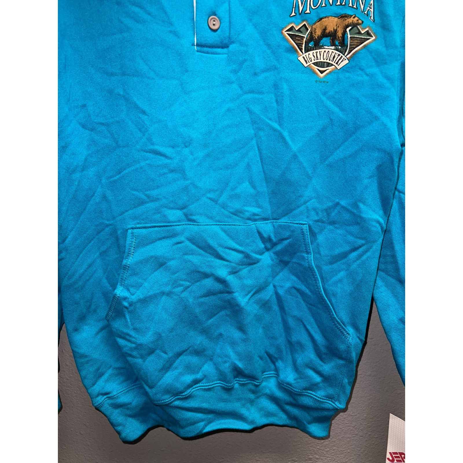 Vintage Vintage Montana Big Sky Country Hoodie Bear Animal 90s Small Size US S / EU 44-46 / 1 - 4 Thumbnail