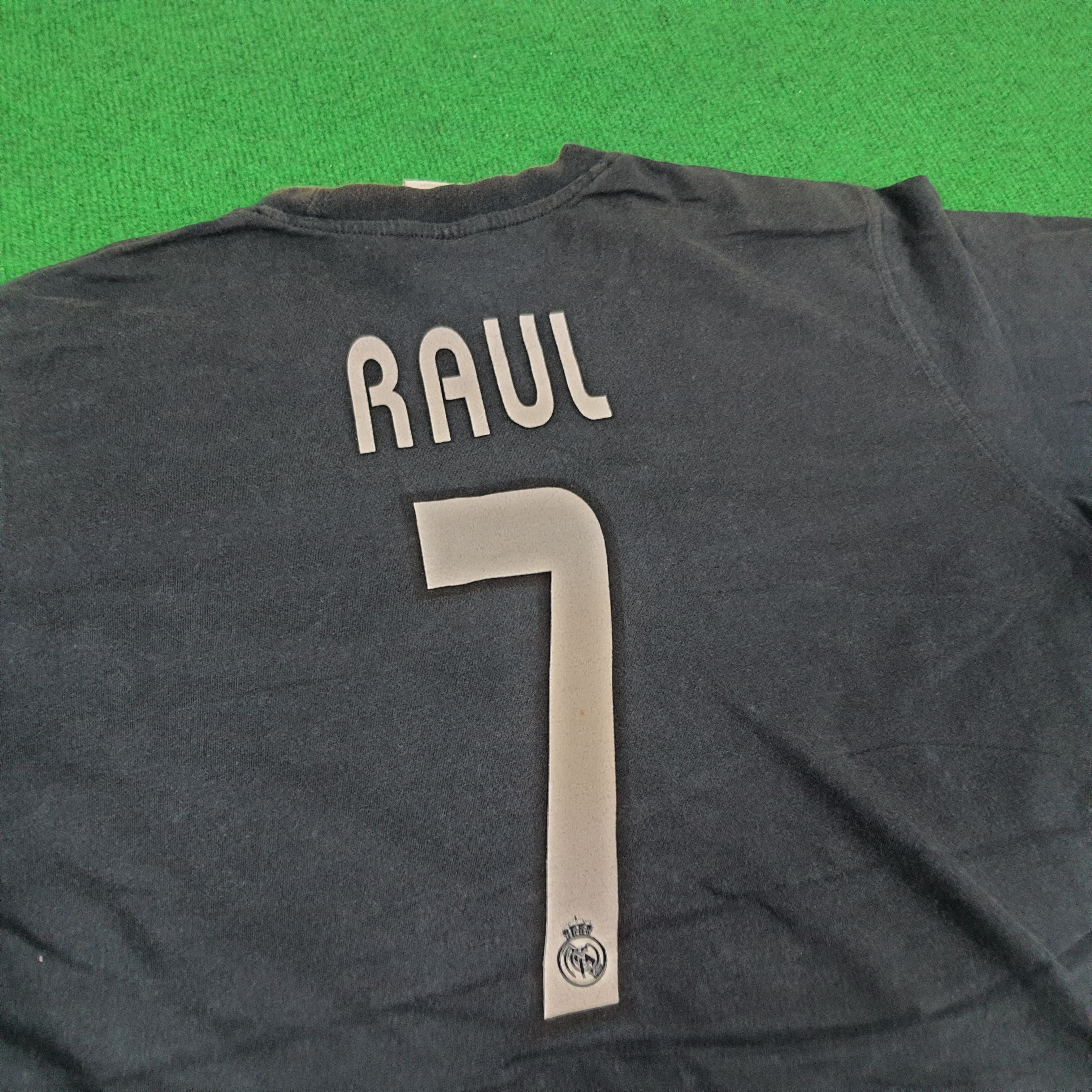 Adidas × Vintage Vintage Raul no.7 Real Madrid Adidas Soccer T-shirt Size US M / EU 48-50 / 2 - 4 Thumbnail