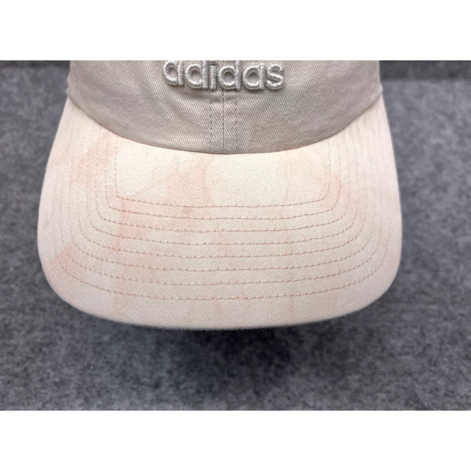 Adidas Adidas Hat Cap Strap Back One Size Pink White Tie Dye 100% Cotton Twill Baseball Cap Unisex Adults Mens Womens Boys Girls Size ONE SIZE - 3 Thumbnail