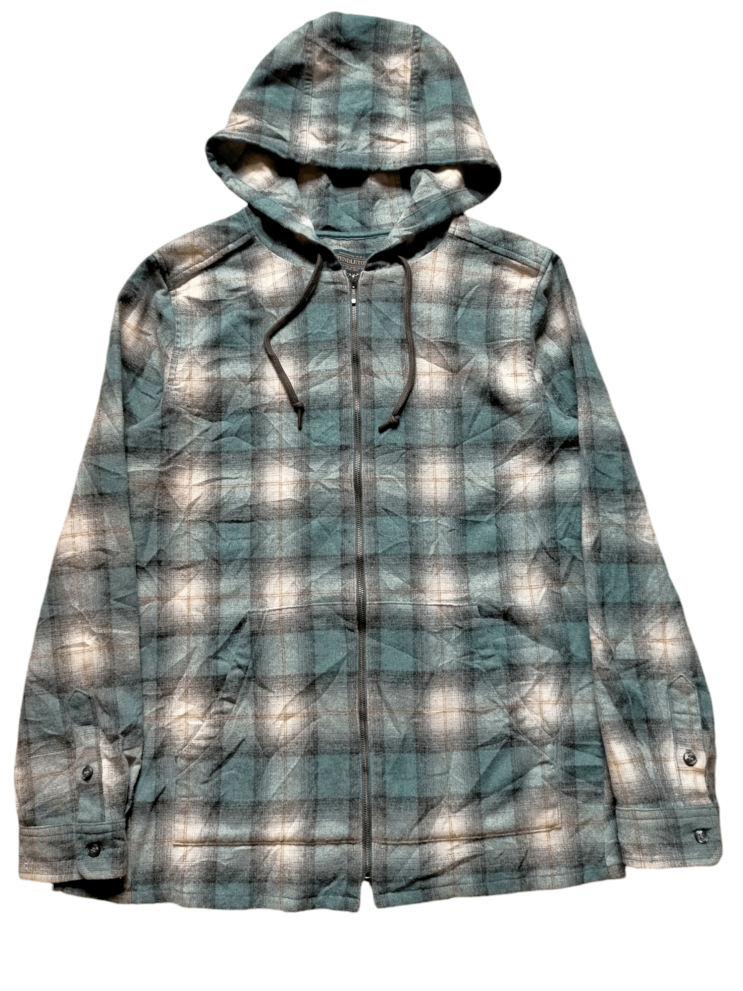 Pendleton Pendleton Wool Check Hoodie Zipped Size US L / EU 52-54 / 3 - 3 Thumbnail