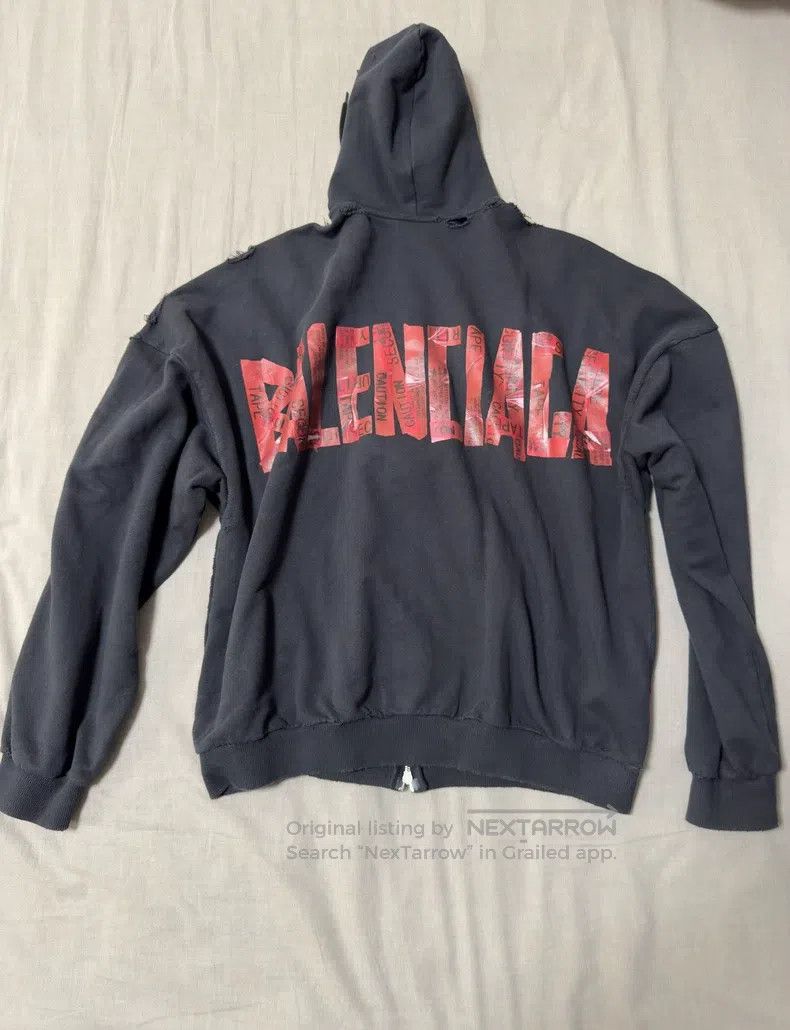 Balenciaga Balenciaga Red Tape Jacket Size US XL / EU 56 / 4 - 2 Thumbnail