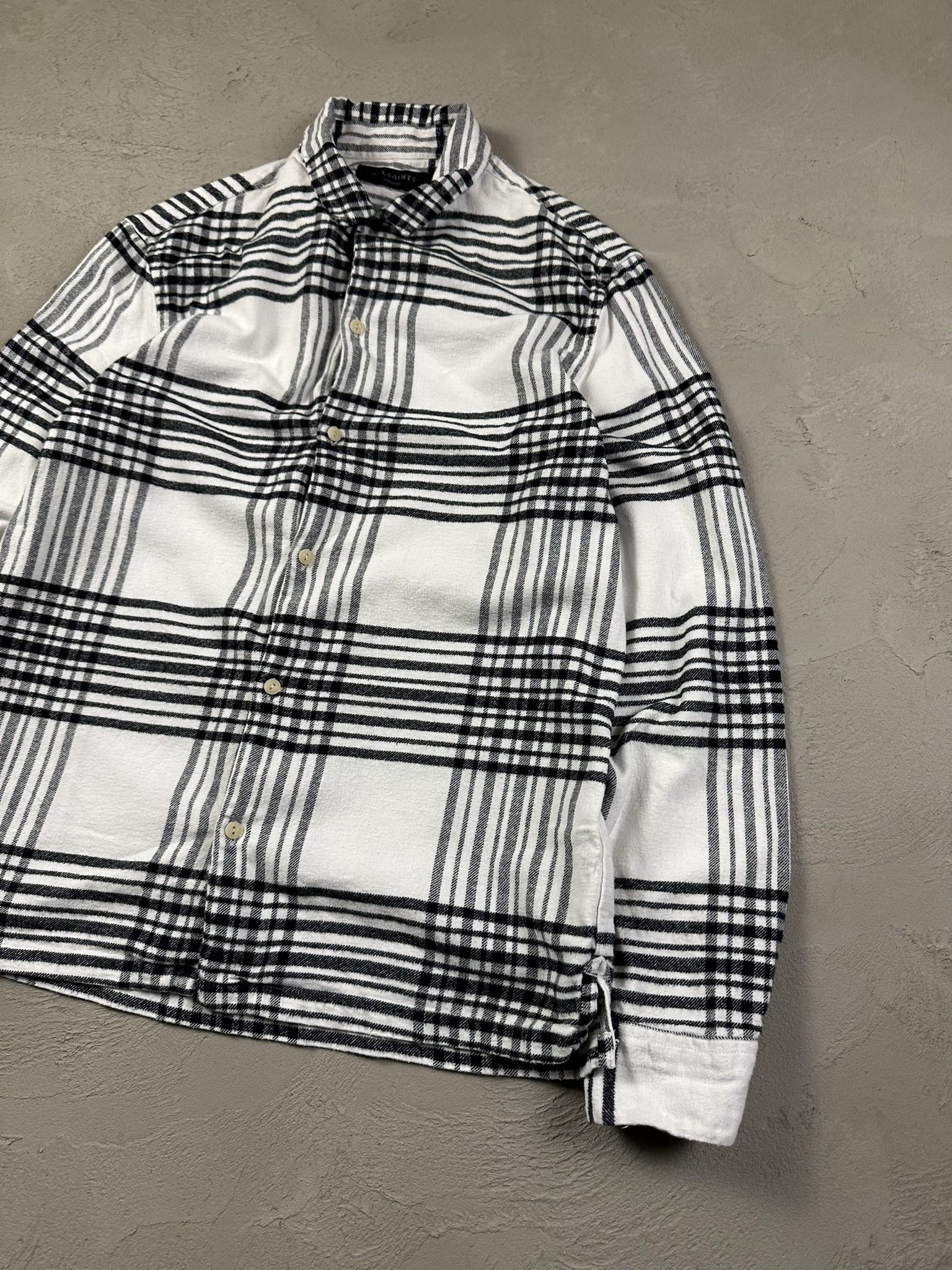 Allsaints Allsaints Checked Flannel Button Up Shirt Size US M / EU 48-50 / 2 - 3 Thumbnail