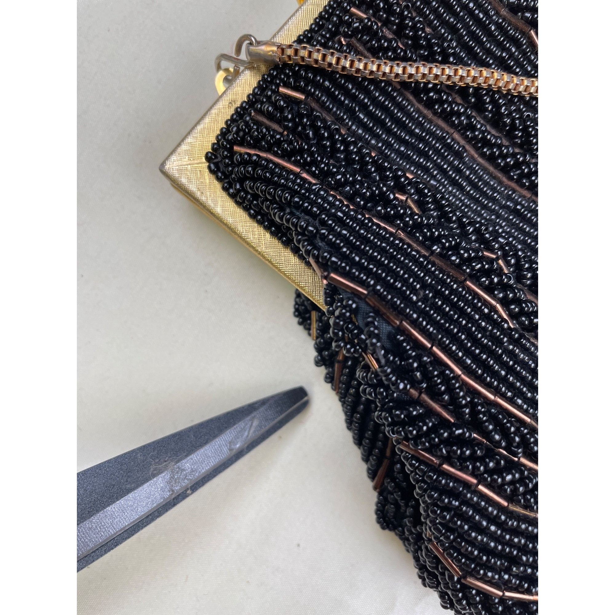 Other Charles Jourdan Parallele Women's Vintage Black Beaded Eveni Size ONE SIZE - 8 Thumbnail