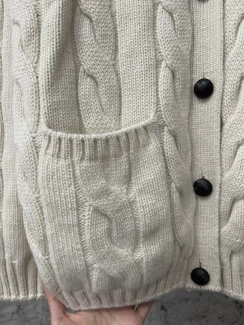 Loro Piana Loro Piana Cashmere Cable Knit Cardigan- Size US XS / EU 42 / 0 - 5 Thumbnail