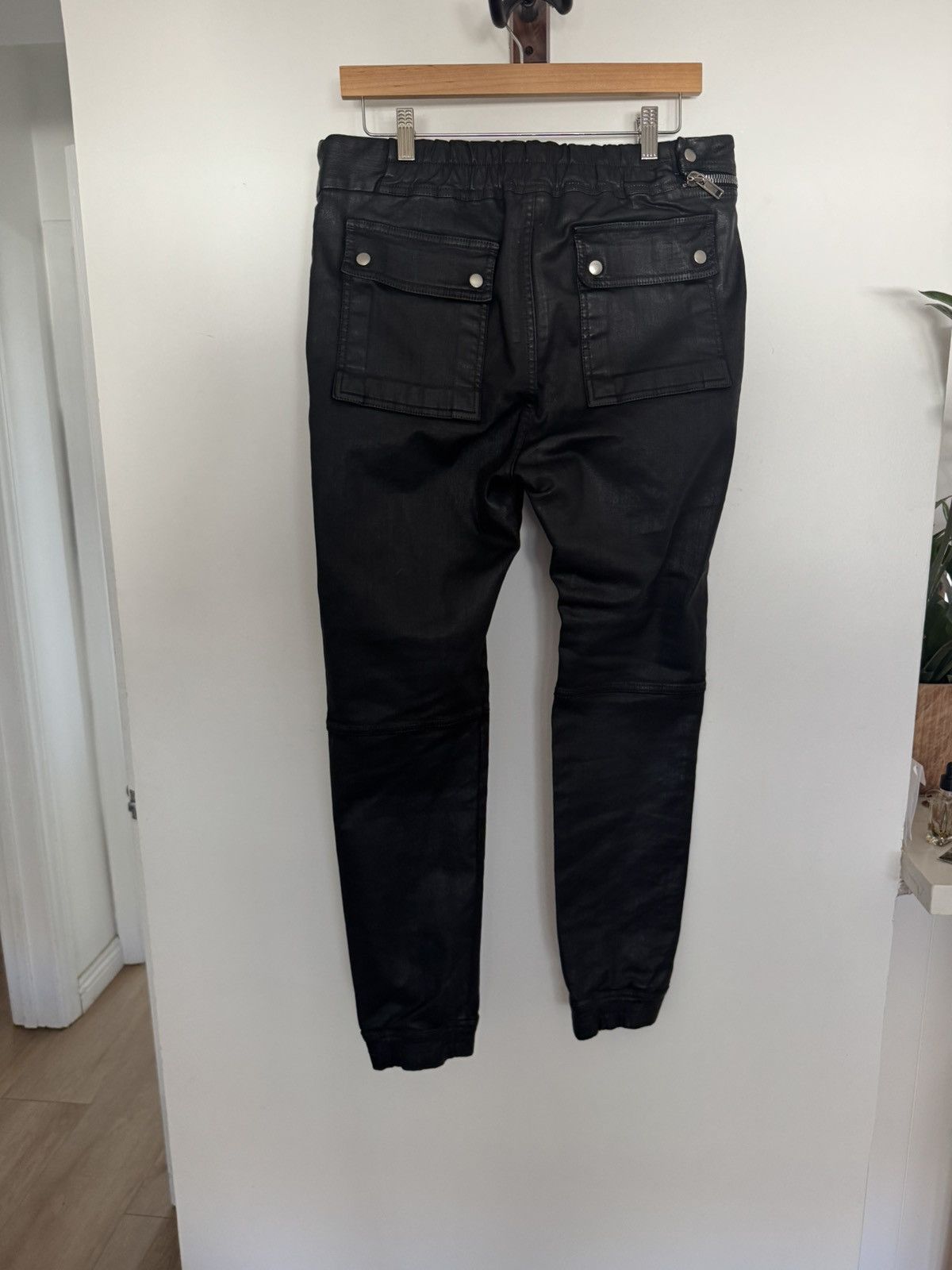Rick Owens Waxed Aircut Pants Size US 32 / EU 48 - 4 Thumbnail