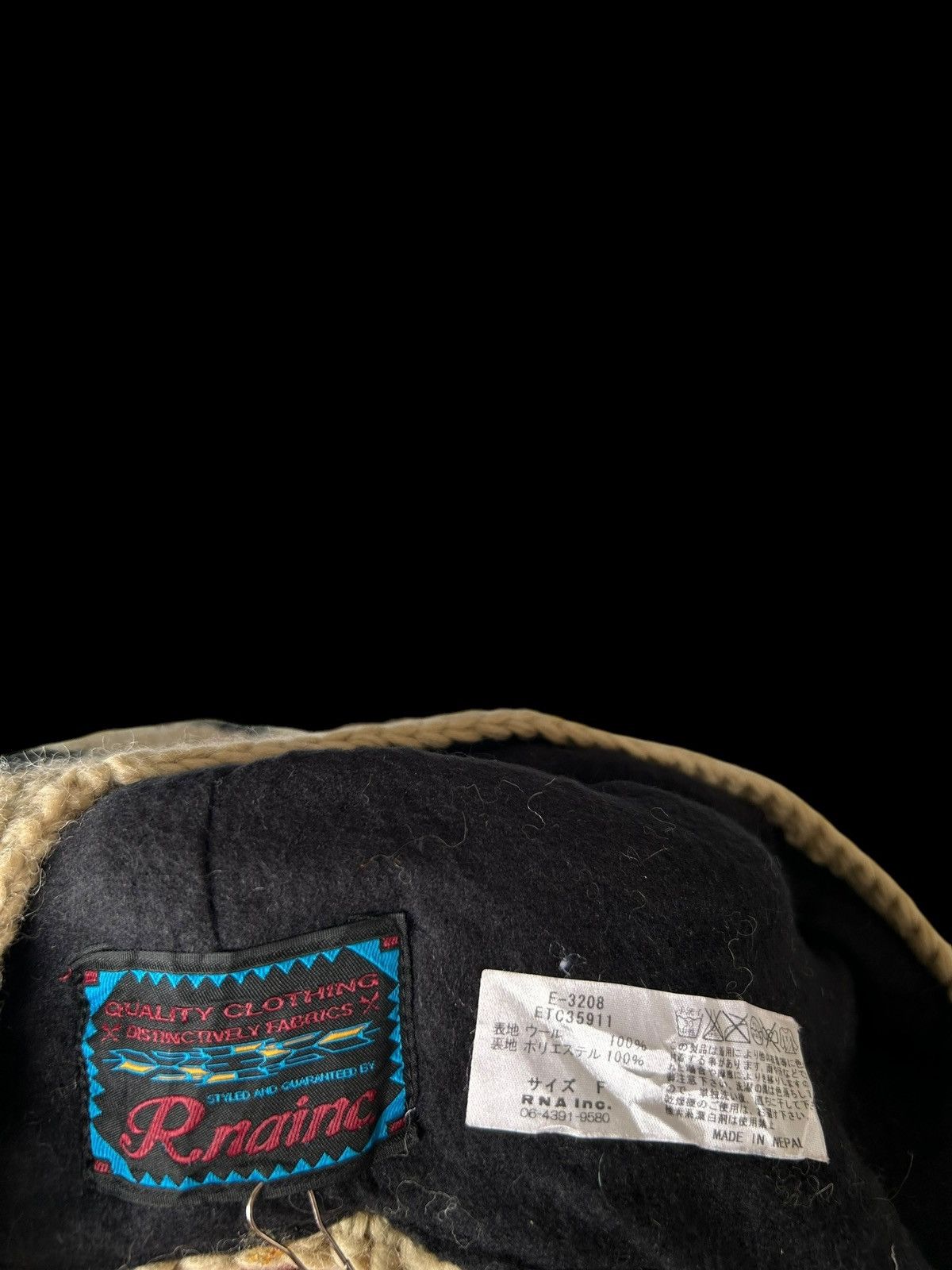 Japanese Brand × Kapital × Vintage Leopard RNA Rare design knitt wool Beanie Hats🎌☠️☠️ Size ONE SIZE - 6 Thumbnail