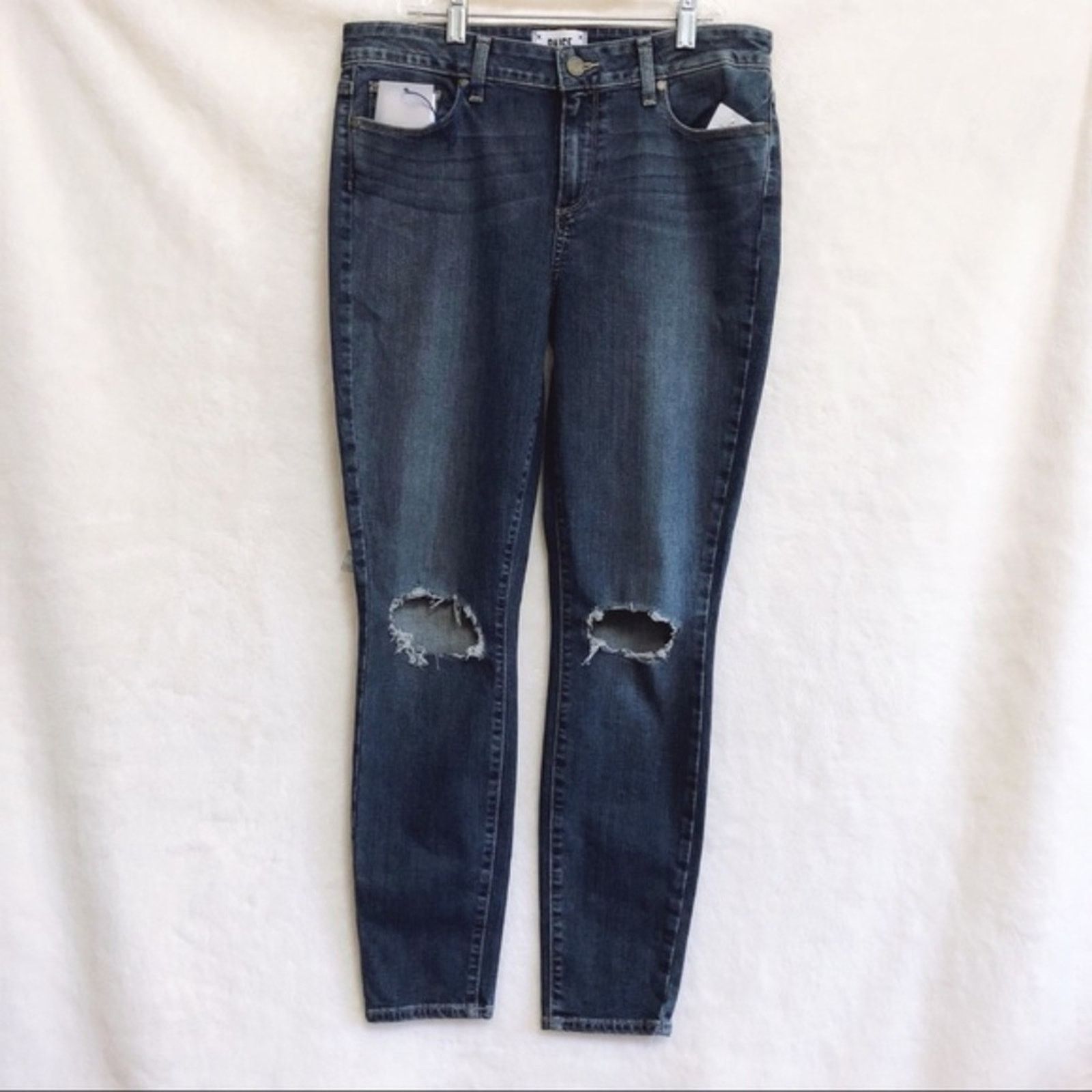 Paige Paige Light Wash Verdugo Ankle Skinny Jeans Size 30" / US 8 / IT 44 - 1 Thumbnail