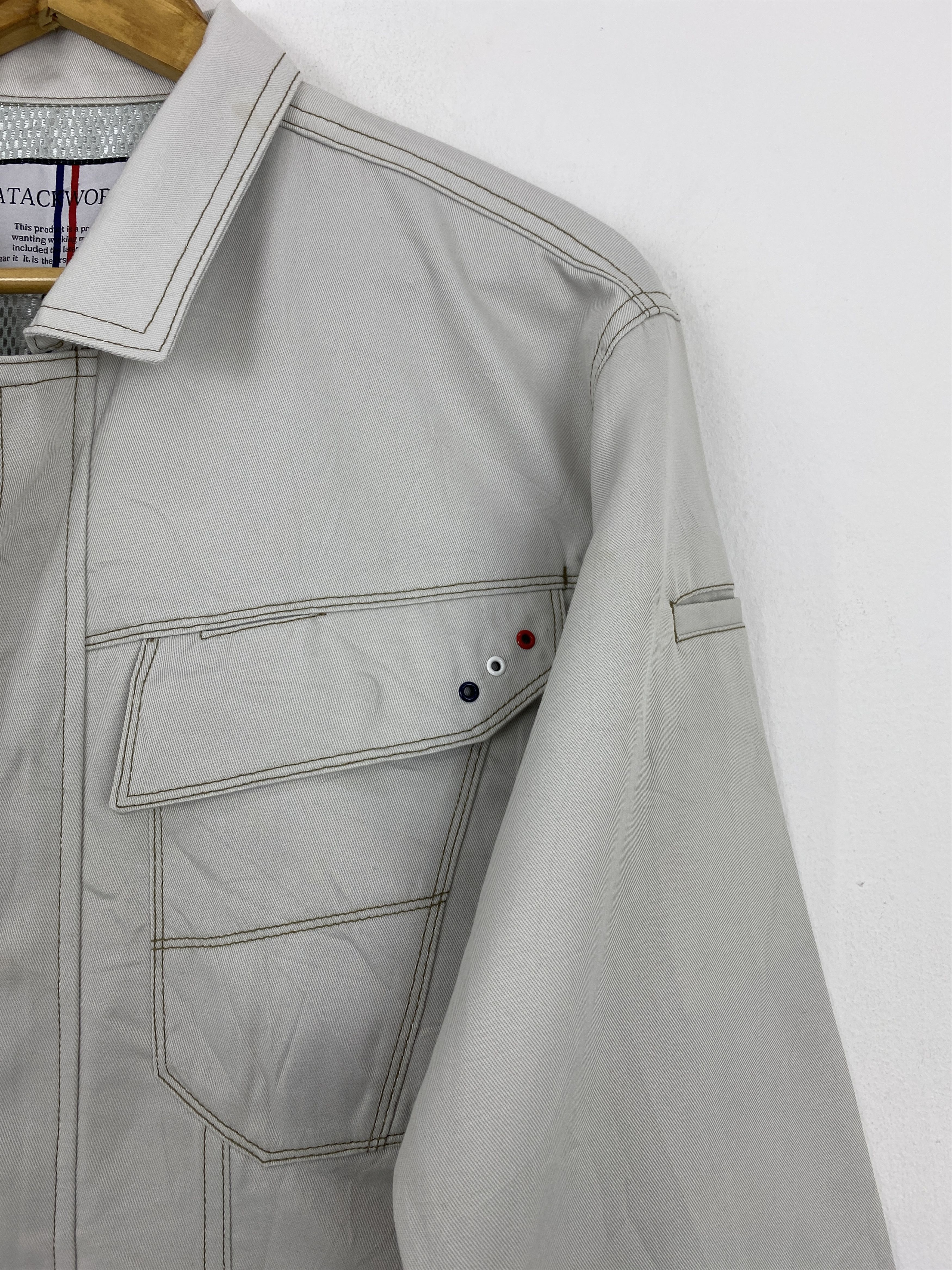 Japanese Brand Vintage Attack World Tactical Denim Workwear Jacket J1786 Size US L / EU 52-54 / 3 - 7 Thumbnail