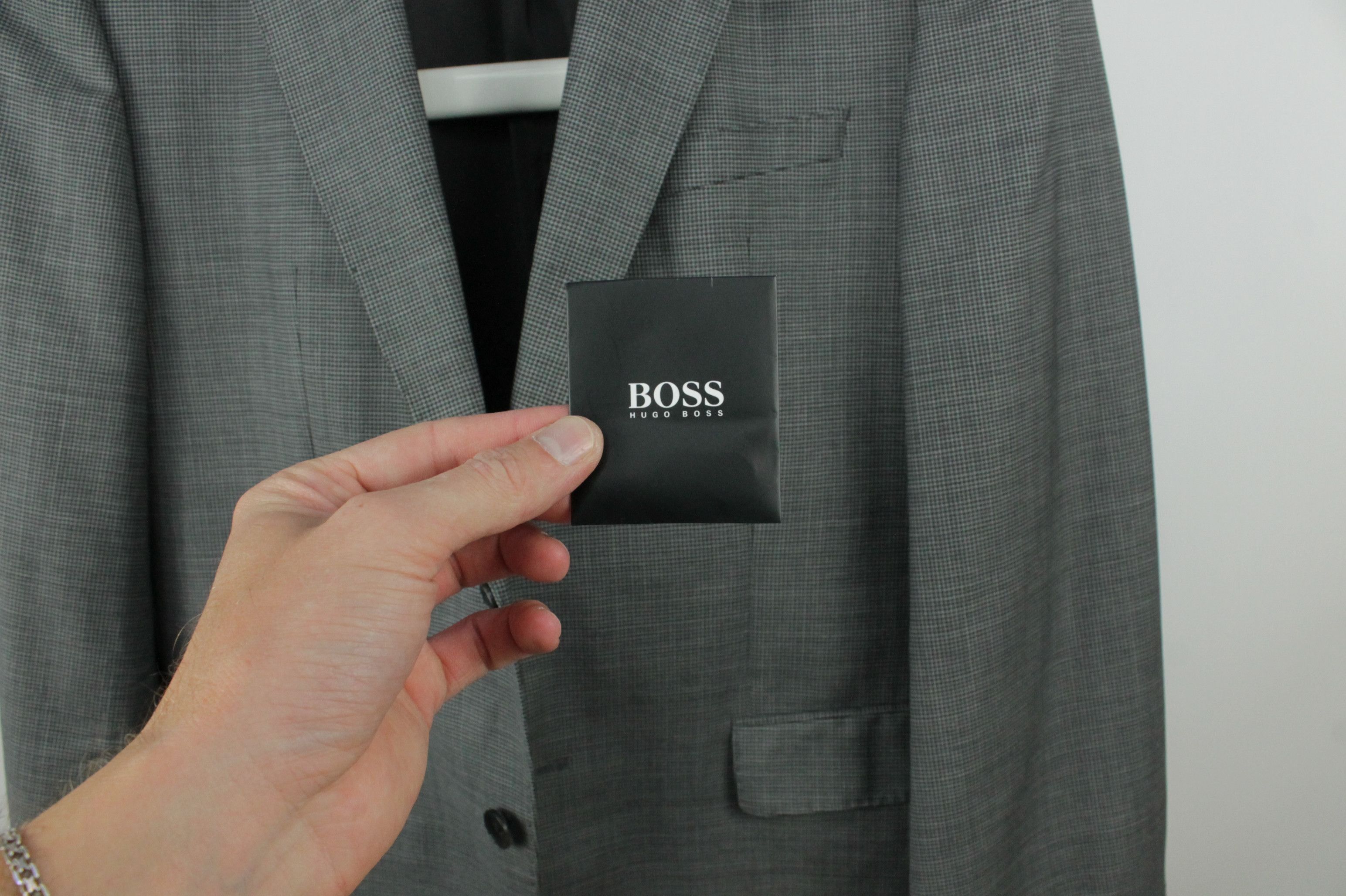 Hugo Boss Hugo Boss Jeckson Regular Fit Gray Wool Blazer Jacket Size US M / EU 48-50 / 2 - 12 Thumbnail