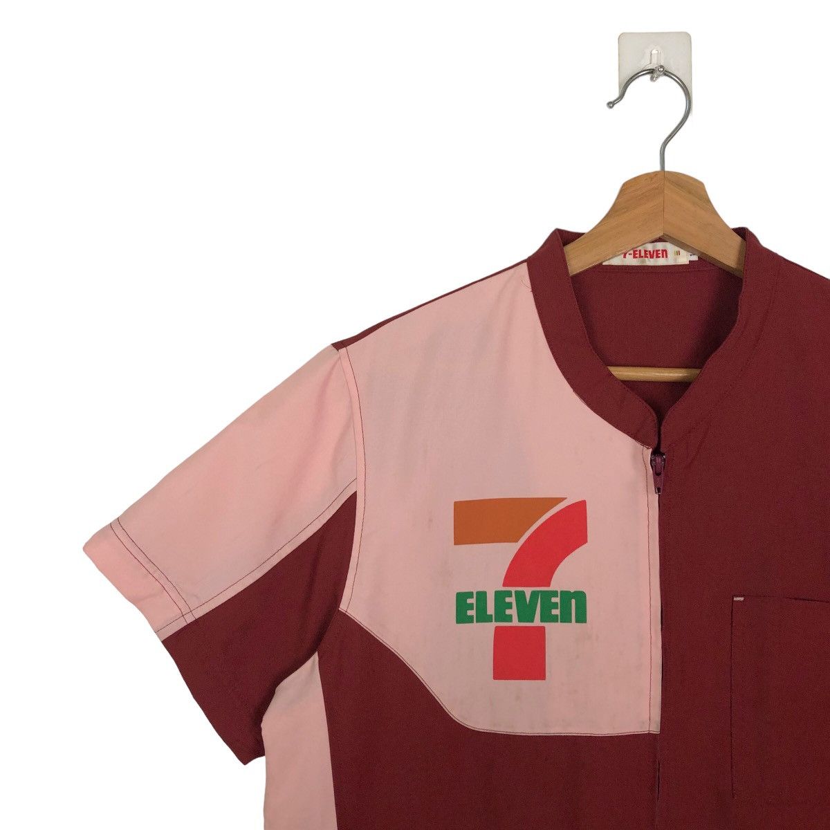 Japanese Brand 🔥VINTAGE WORK JACKET 7-ELEVEN BIG LOGO Size US M / EU 48-50 / 2 - 6 Thumbnail