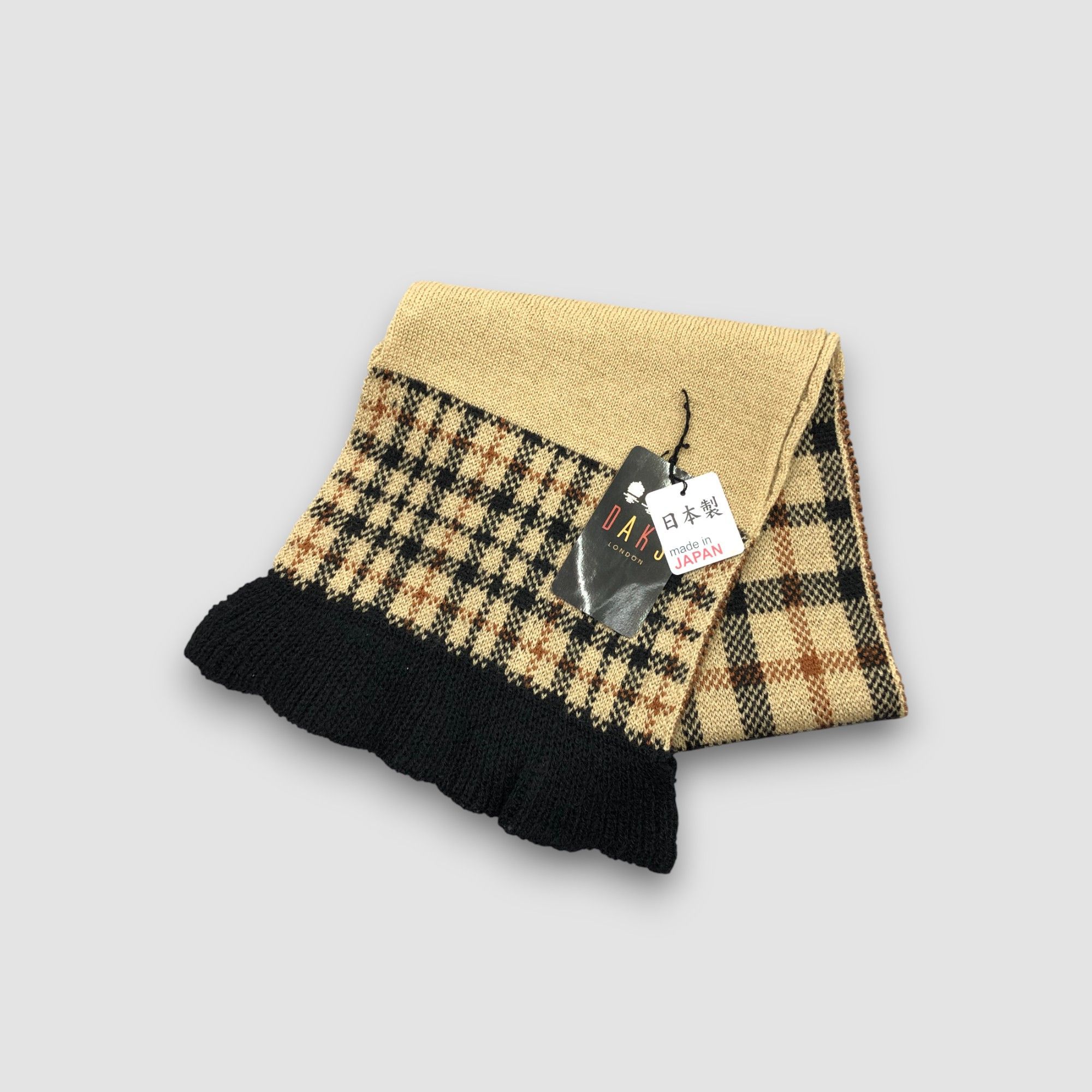DAKS NWT Vintage Daks London Scarf Muffler Wool Knit Neck Scarves Size ONE SIZE - 5 Thumbnail