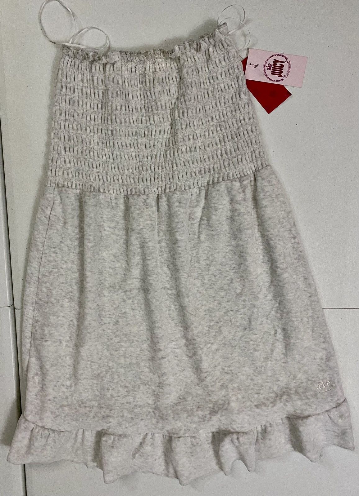 Juicy Couture Juicy By Juicy Couture Velour Strapless Sun Dress Size L NWT Size L / US 10 / IT 46 - 12 Thumbnail
