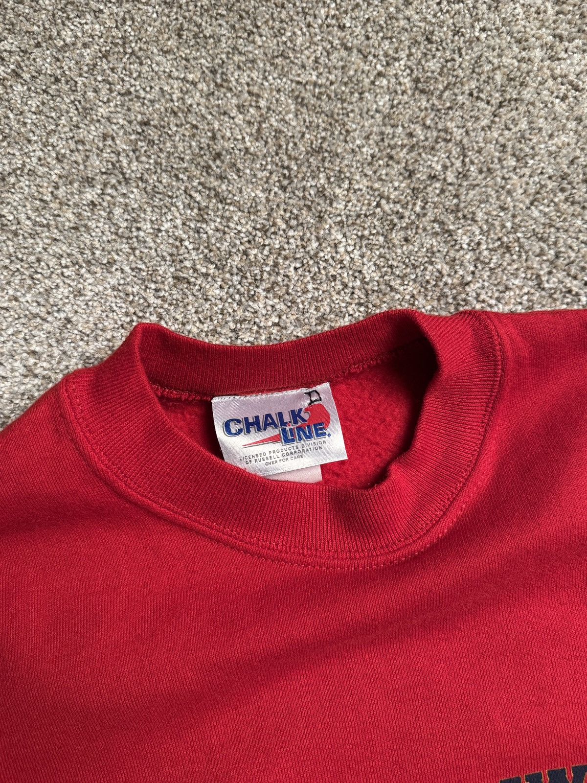 Chalk Line VINTAGE RED CHALKLINE “HAWAII 1999” MADE IN USA SWEATSHIRT Size US XL / EU 56 / 4 - 5 Thumbnail