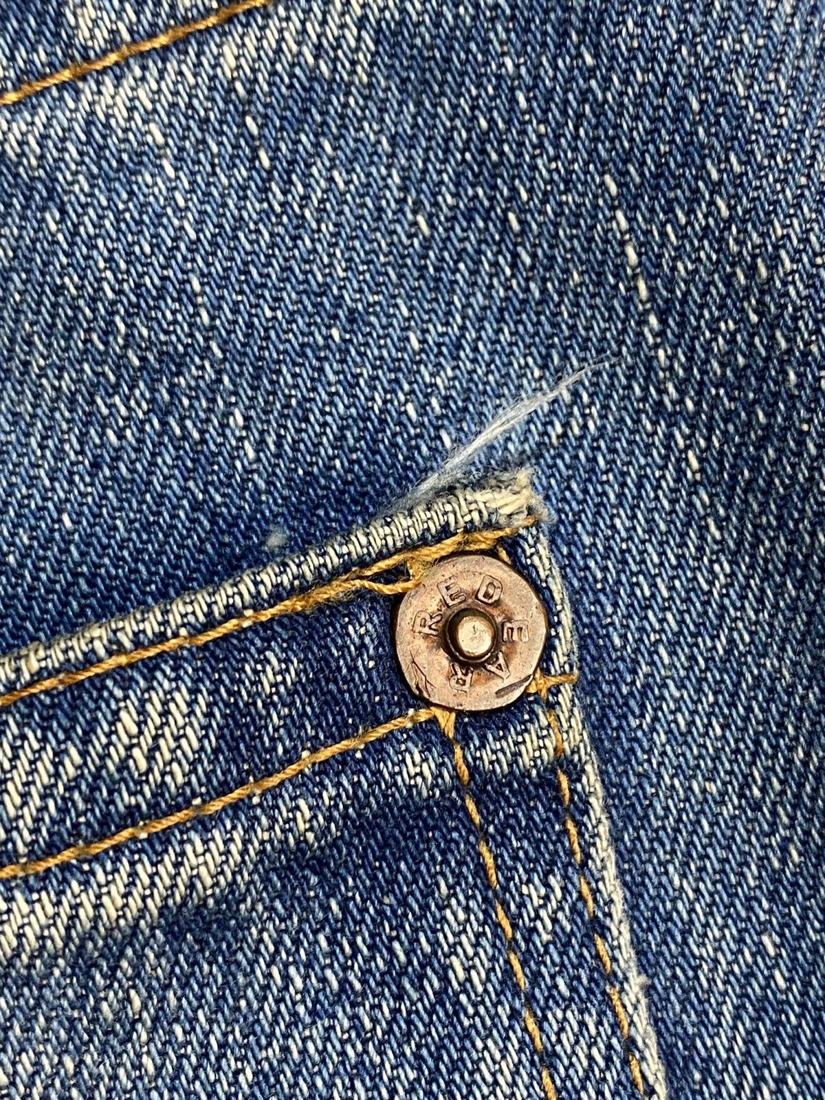 Paul Smith Selvedge Paul Smith Red Ear Japan Rework Patch Denim Jeans Size US 34 / EU 50 - 23 Thumbnail