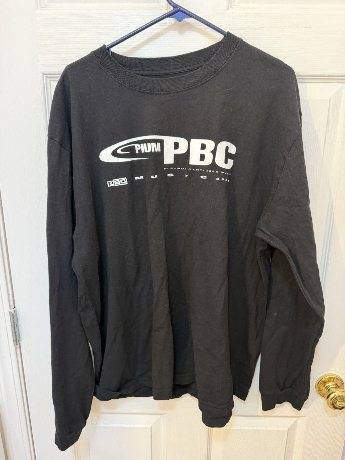 Playboi Carti × Streetwear Playboi Carti Opium Music LongSleeve T