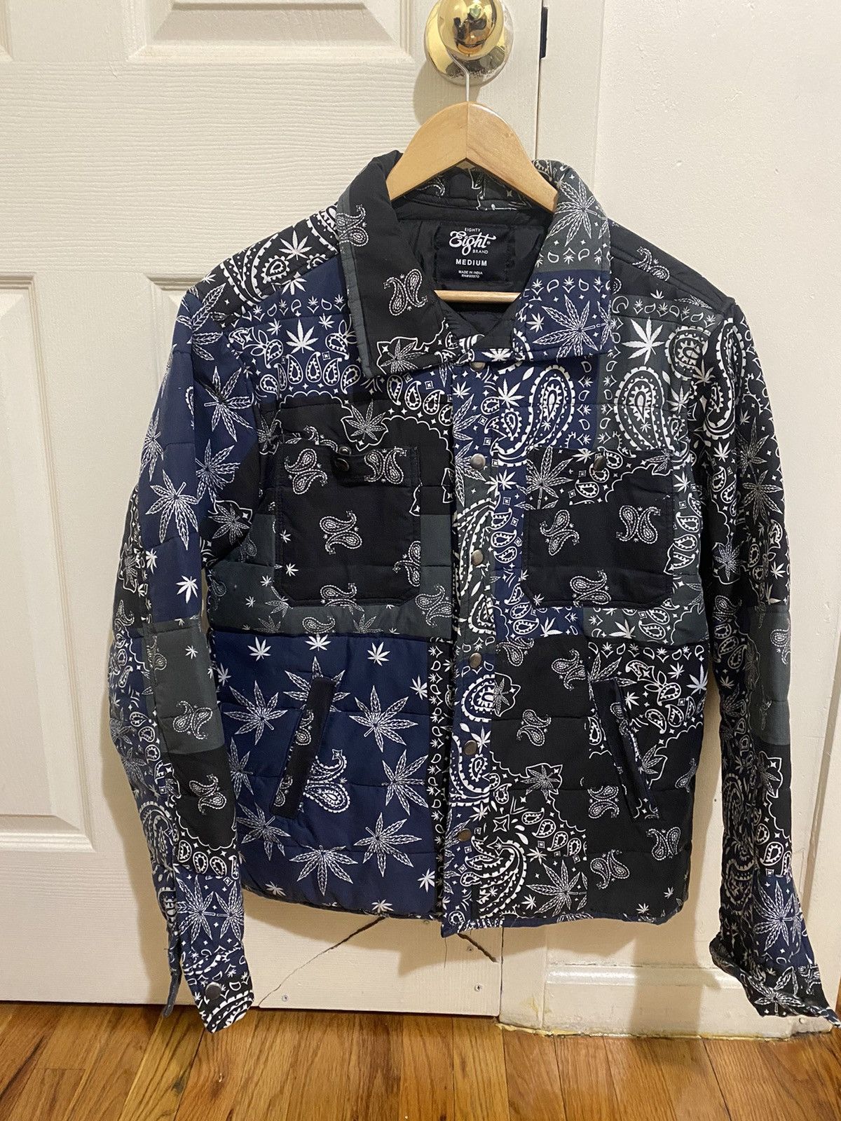 Eighty Eight Vintage bomber jacket crip blue (sz-M) 100% Authentic Size US M / EU 48-50 / 2 - 1 Thumbnail