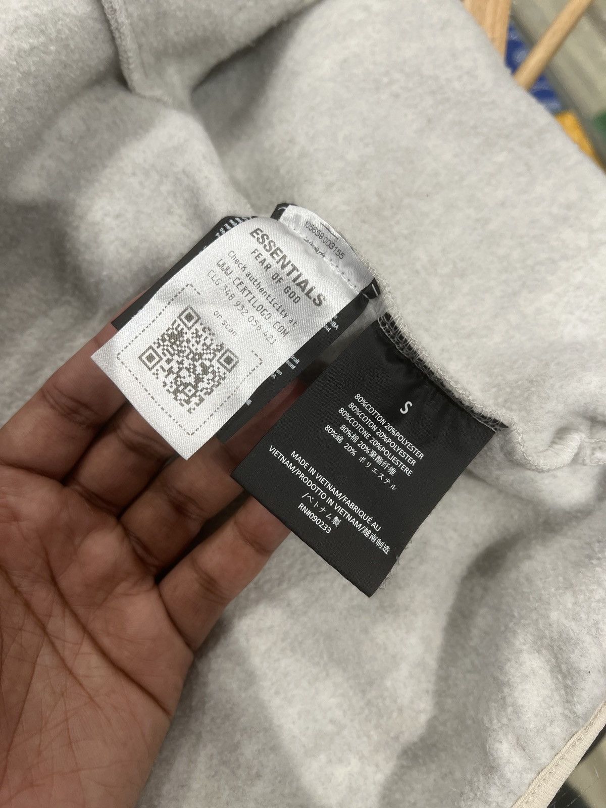 Fear of God Fear of God Essentials NBA Hoodie Light Heather Size: S Size US S / EU 44-46 / 1 - 7 Thumbnail