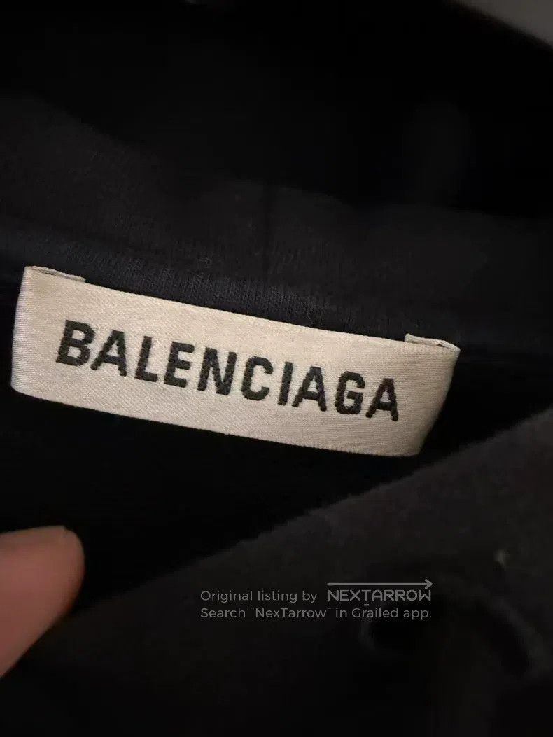 Balenciaga Balenciaga CREW lettered hooded sweater, size L Size US L / EU 52-54 / 3 - 3 Thumbnail