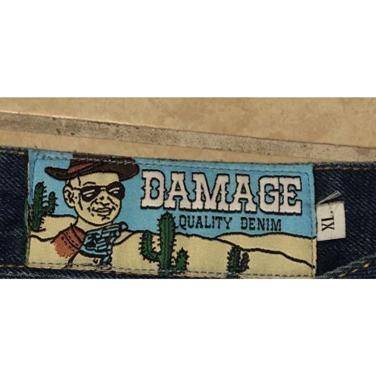 Buttero DAMAGE Orange Tab Jeans XL Butter Goods Baggy Helas TOA Theories Polar Big Boy Size US 36 / EU 52 - 4 Thumbnail