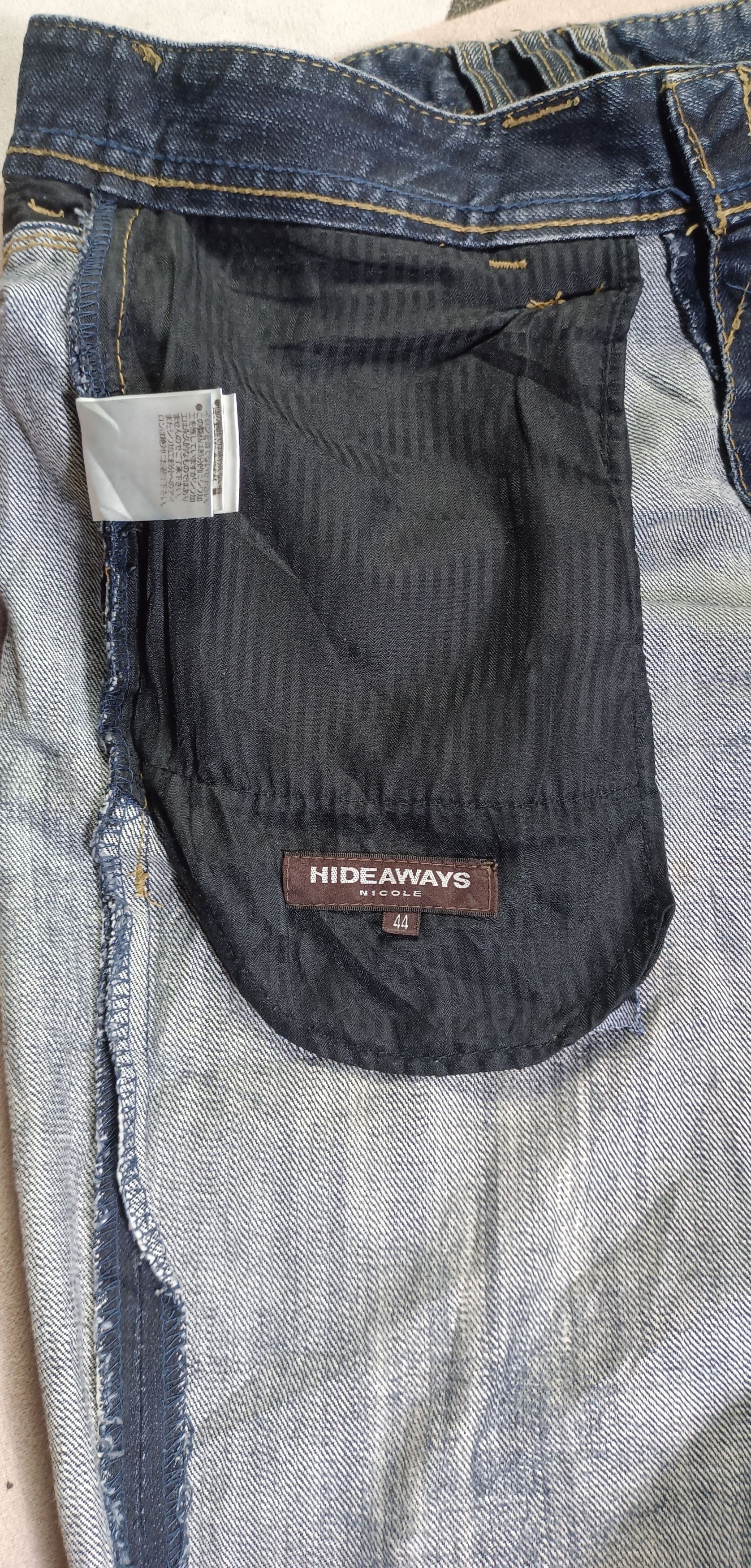 Japanese Brand HideAways Flare INDIGO Distressed Jeans Size US 32 / EU 48 - 10 Thumbnail
