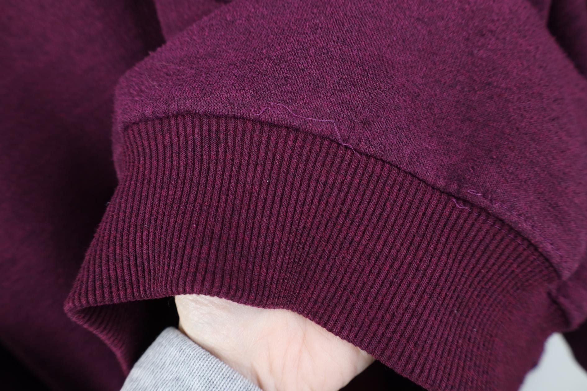 Vintage Vintage 90s Streetwear Collared Pullover Sweatshirt Purple Size US XL / EU 56 / 4 - 8 Thumbnail