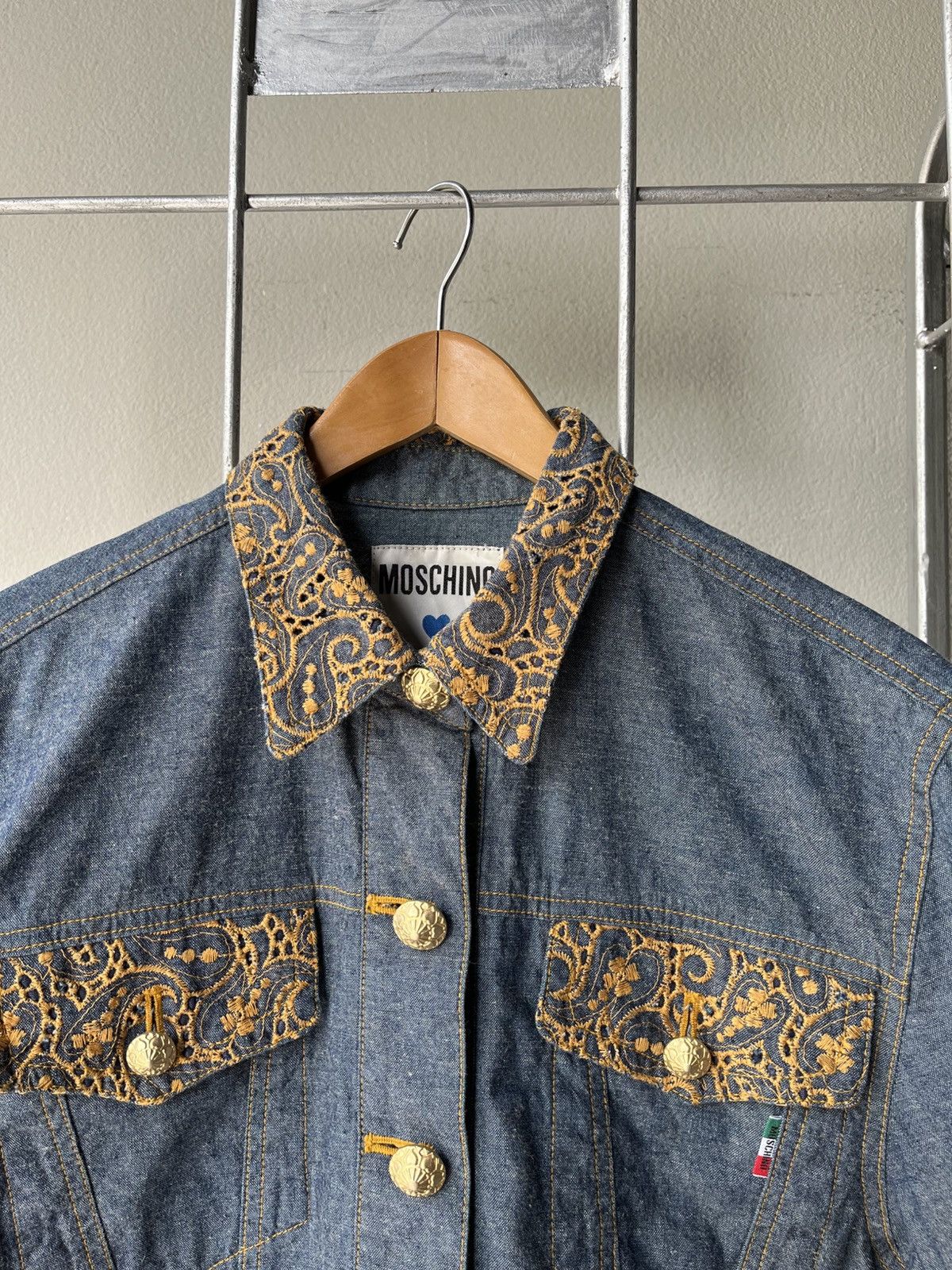 Moschino Moschino cropped jeans shirt. Size ONE SIZE - 5 Thumbnail