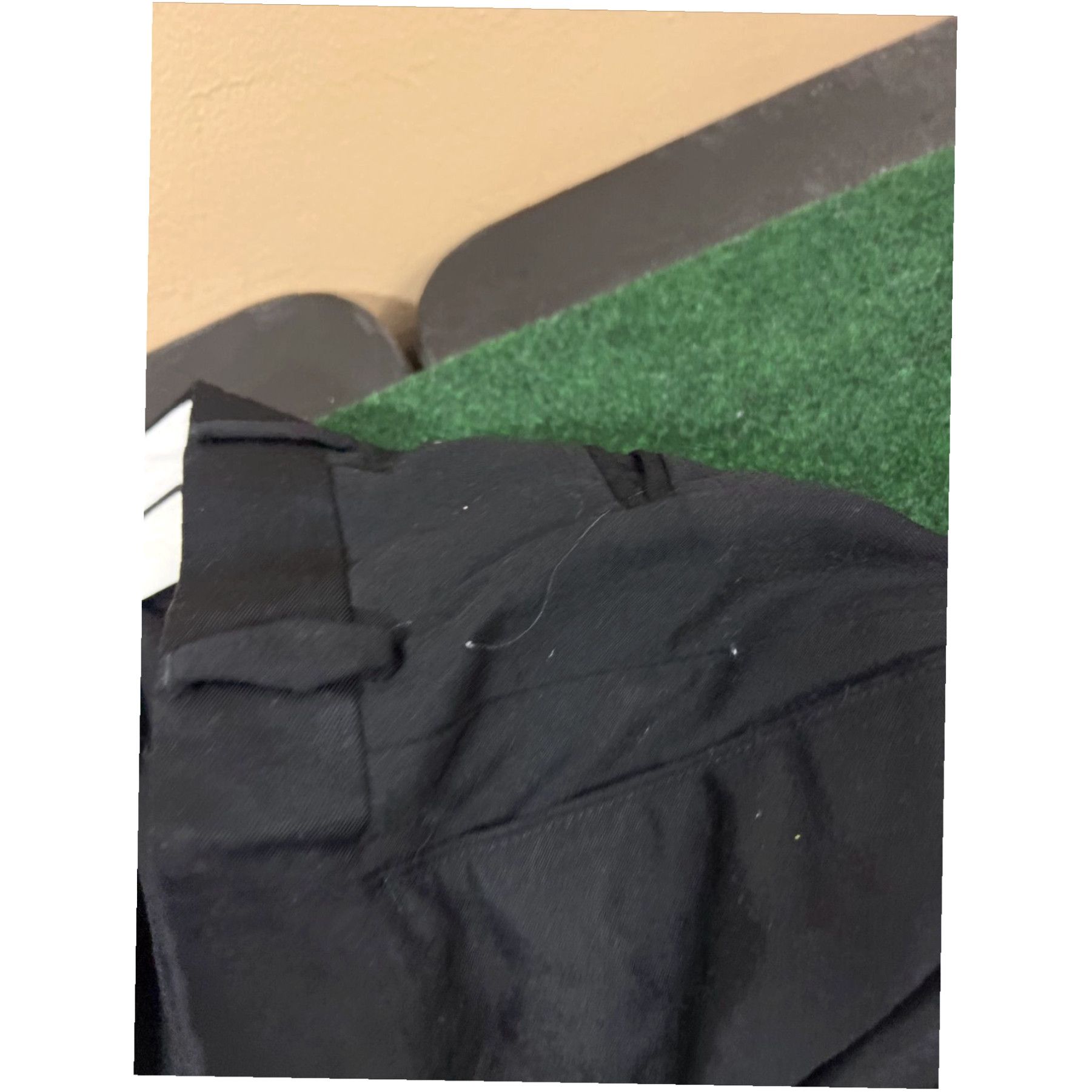 Joseph Joseph & Feiss International Slacks Pants Men's Size 40 x 30 Black Pleated Cuffs Size US 39 - 3 Thumbnail