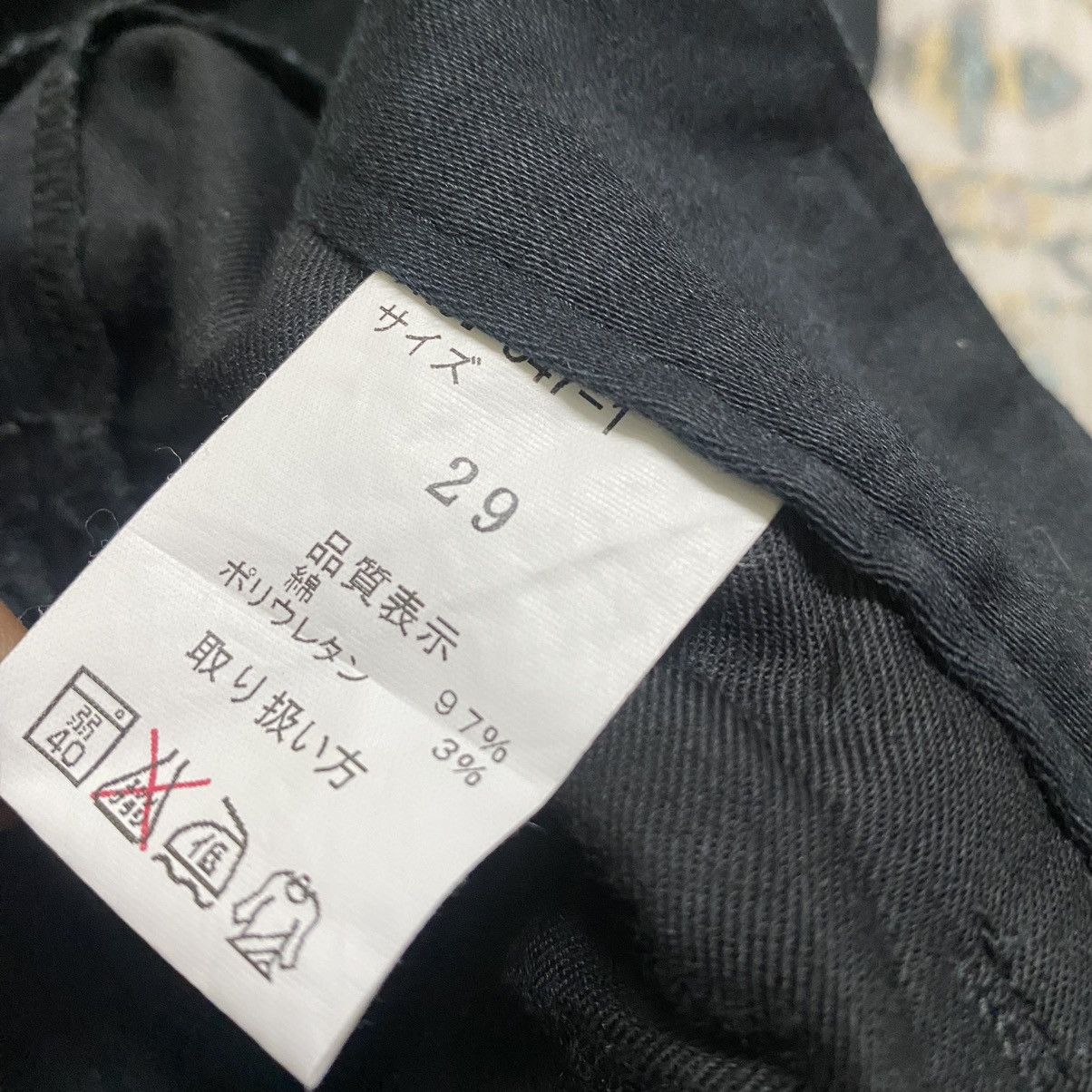 Japanese Brand BLACK VARIA Lace Up Skinny Jeans Size US 29 - 18 Thumbnail