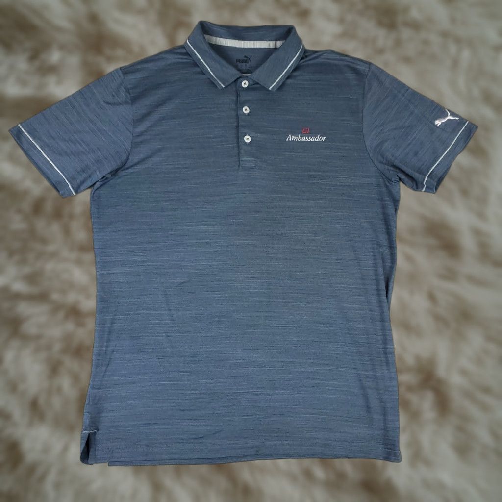 Puma Puma Polo Shirt Mens Size Medium Blue Golf Casual Short Sleeve Polo Shirt Mens Blue Golf Casual Short Sleeve Size US M / EU 48-50 / 2 - 1 Thumbnail