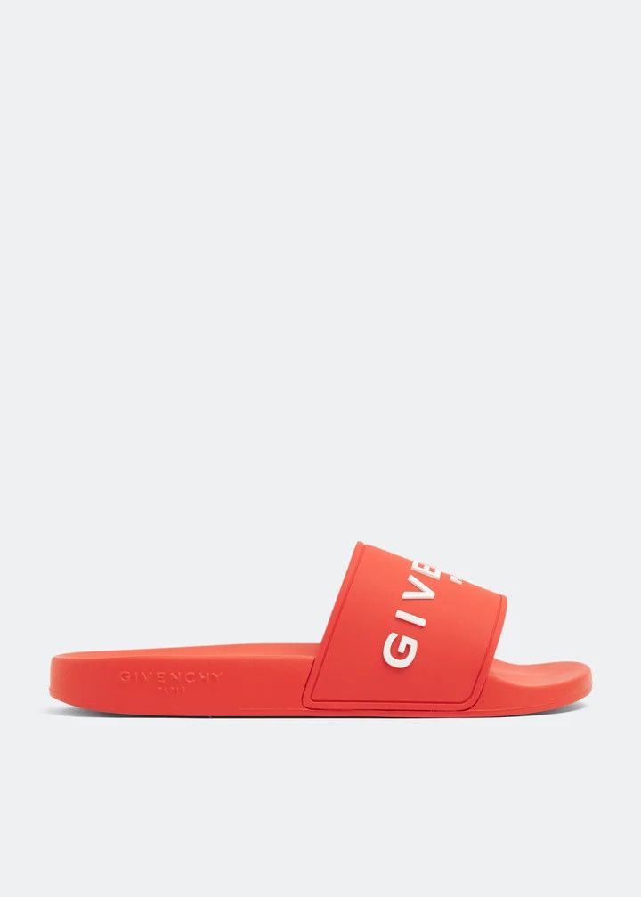 Givenchy o1lv12m1025 Slide Flat Sandals in Orange Size US 12 / EU 45 - 1 Thumbnail