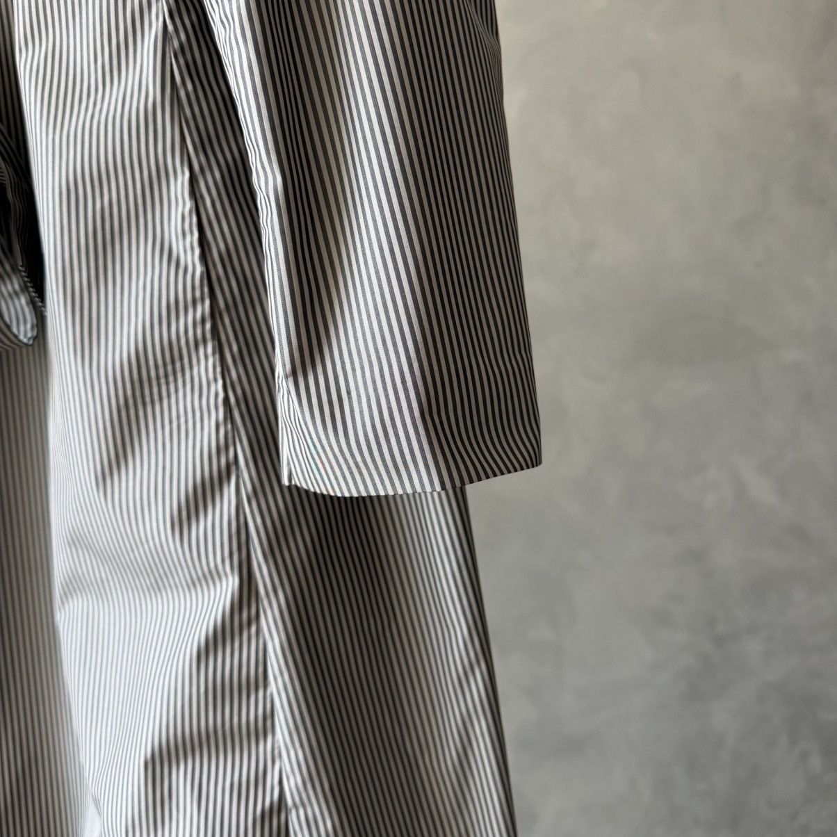 Other Lilith Paris Striped Lightweight Trench Coat Avant Garde Size S / US 4 / IT 40 - 10 Thumbnail