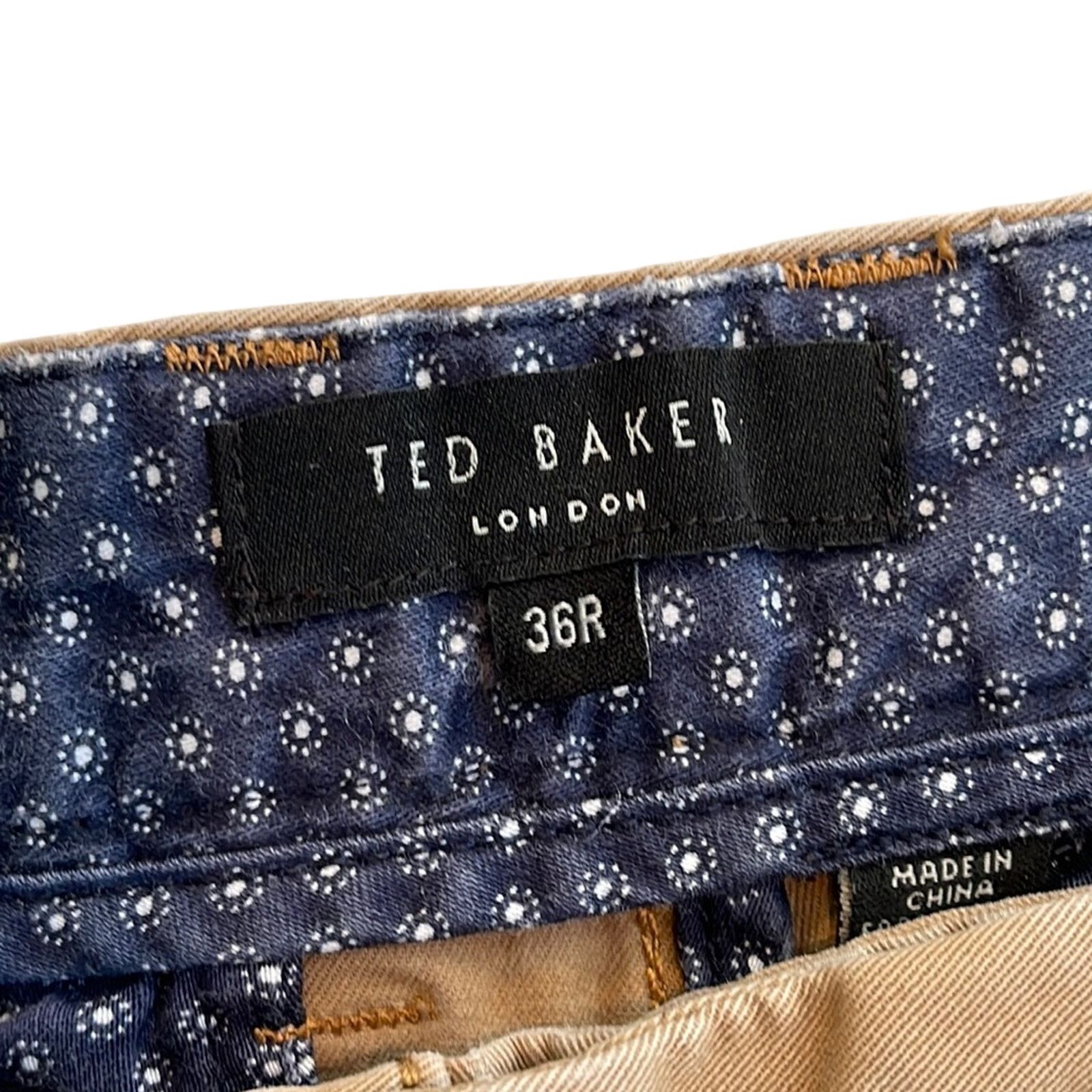 Ted Baker Ted Baker Chaade Classic Fit Washed Down Chinos Size 36/28 Size US 36 / EU 52 - 2 Thumbnail