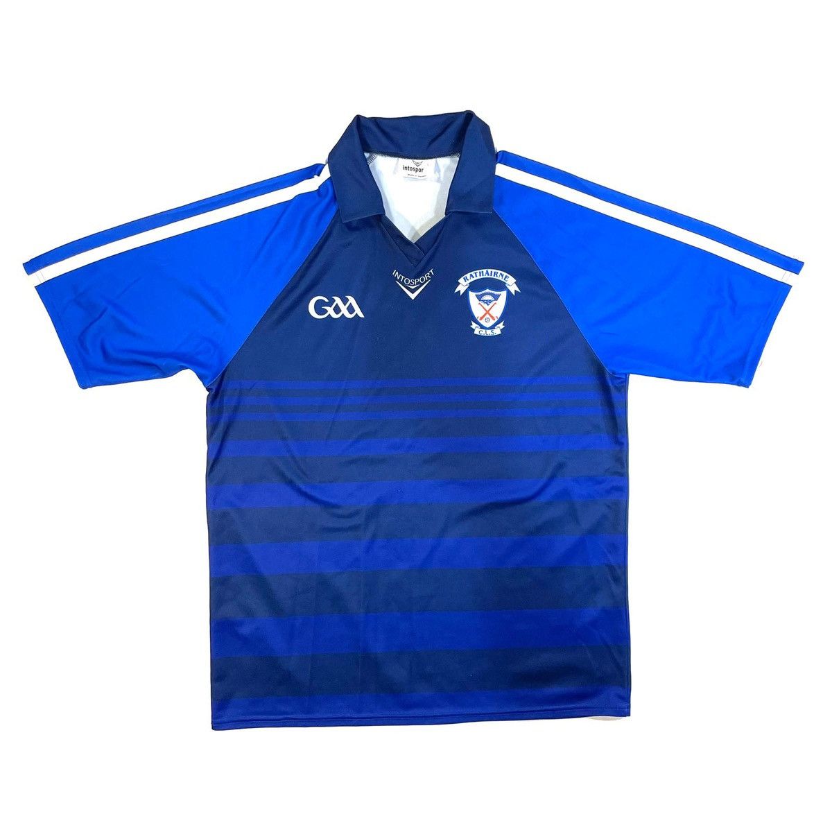 Other Blue and white rathairne 90s y2k vintage GAA jersey rugby Size US L / EU 52-54 / 3 - 1 Thumbnail